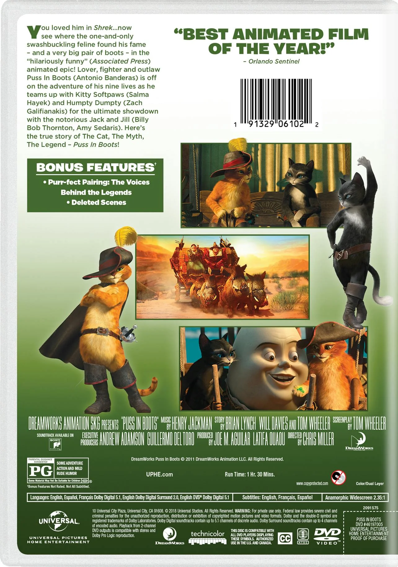 Puss in Boots [DVD] - Image 2