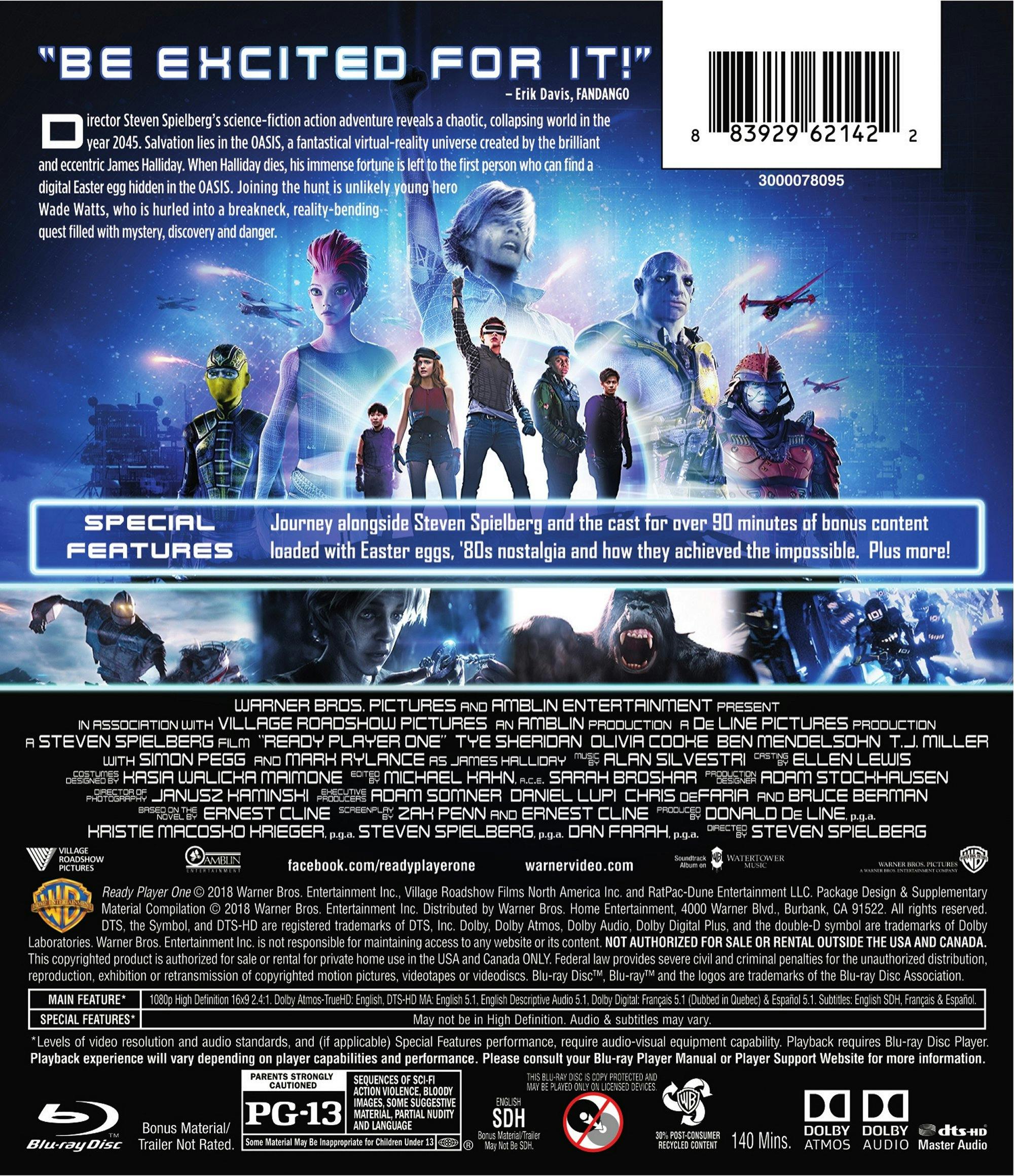 Ready Player One [Blu-Ray] - Image 3