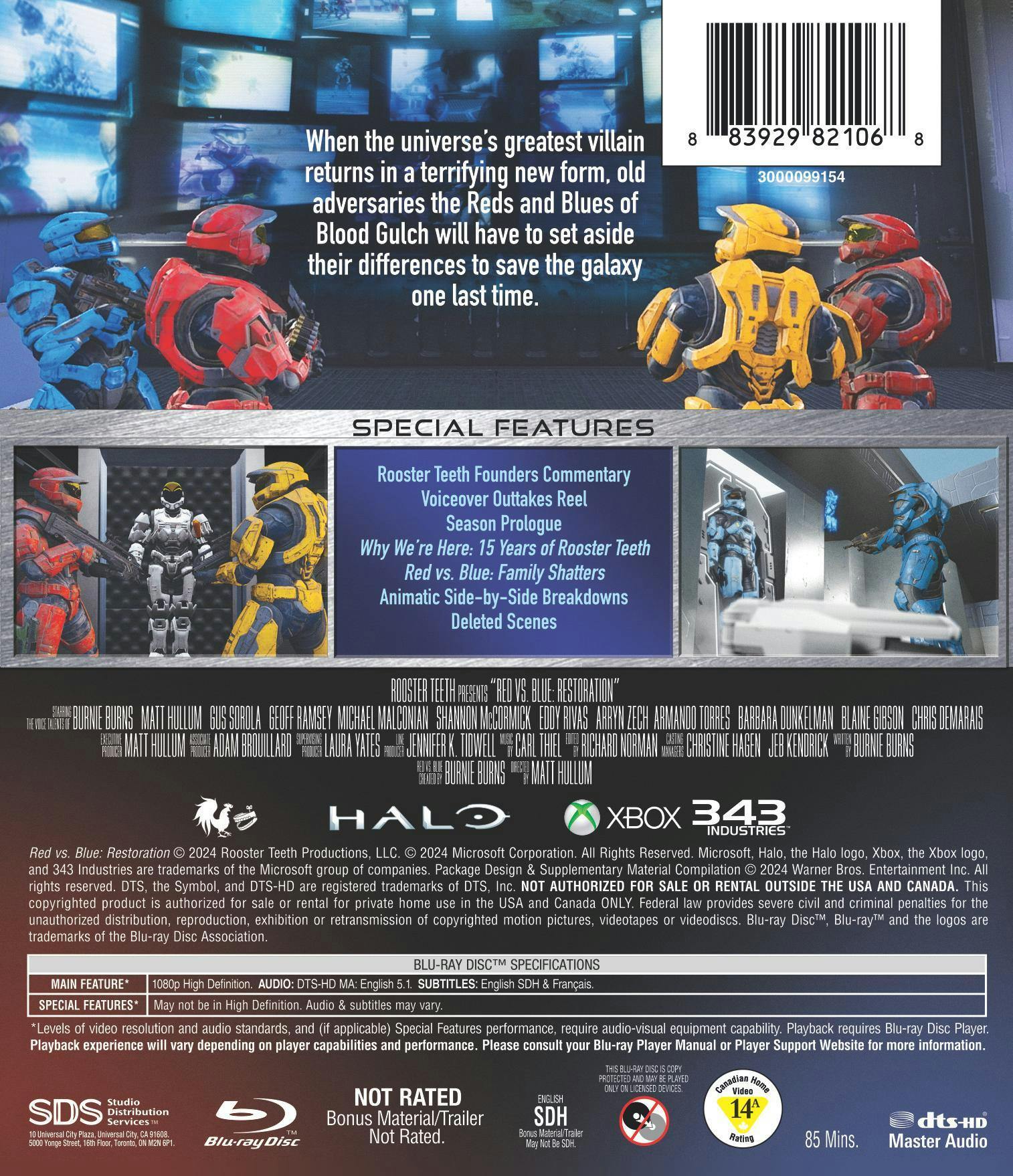 Red vs. Blue: Restoration [Blu-ray] - Image 3
