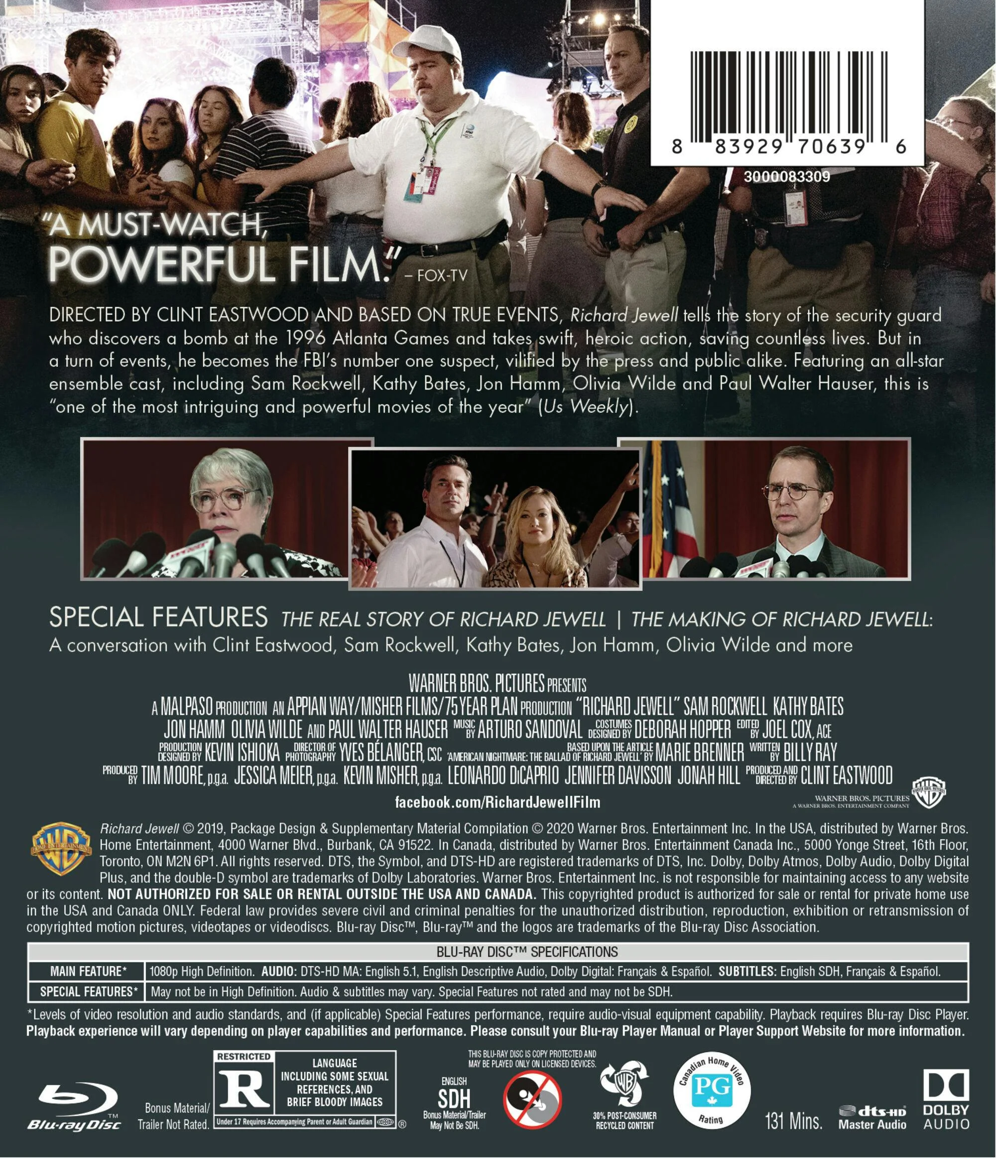 Richard Jewell (Blu-ray) [Blu-ray] - Image 2