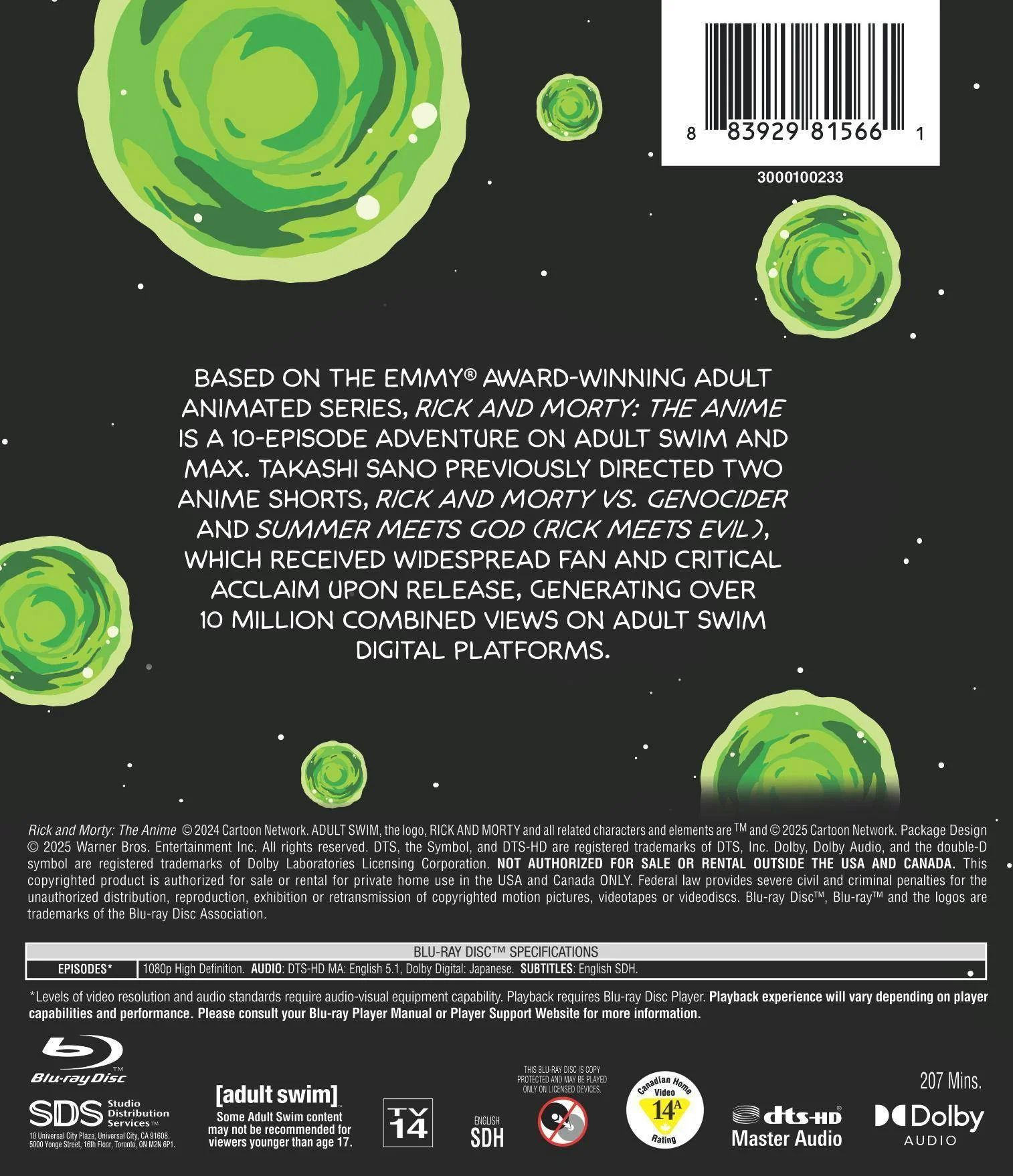 Rick and Morty: The Anime [Blu-ray] - Image 3