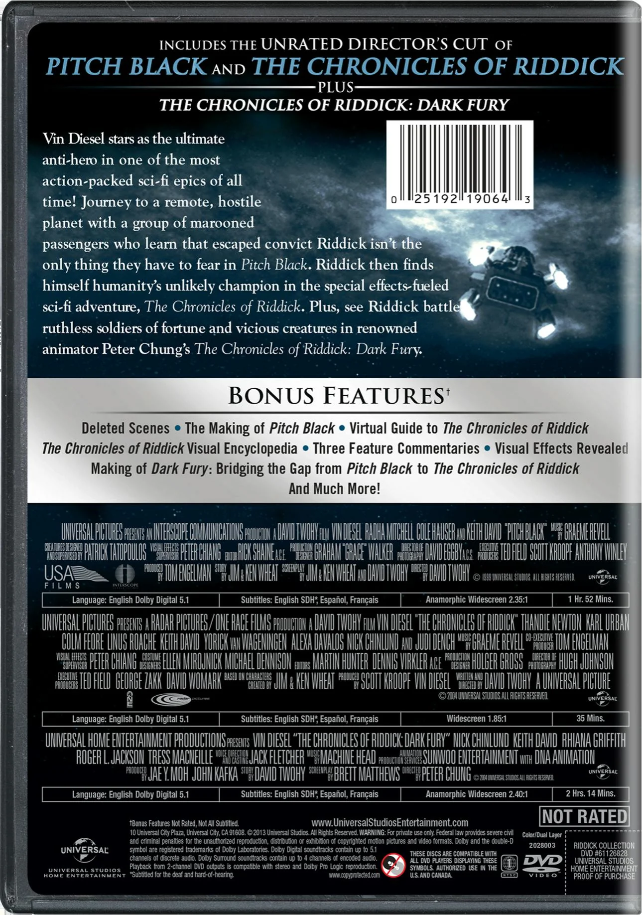 Riddick Collection [DVD] - Image 2