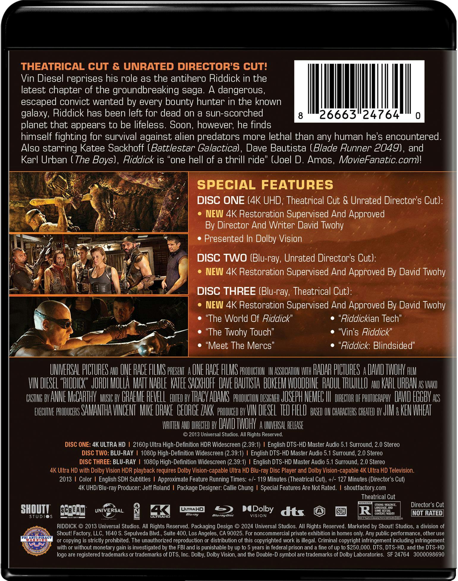 Riddick - Collector's Edition (4K Ultra HD + Blu-ray) [UHD] - Image 3