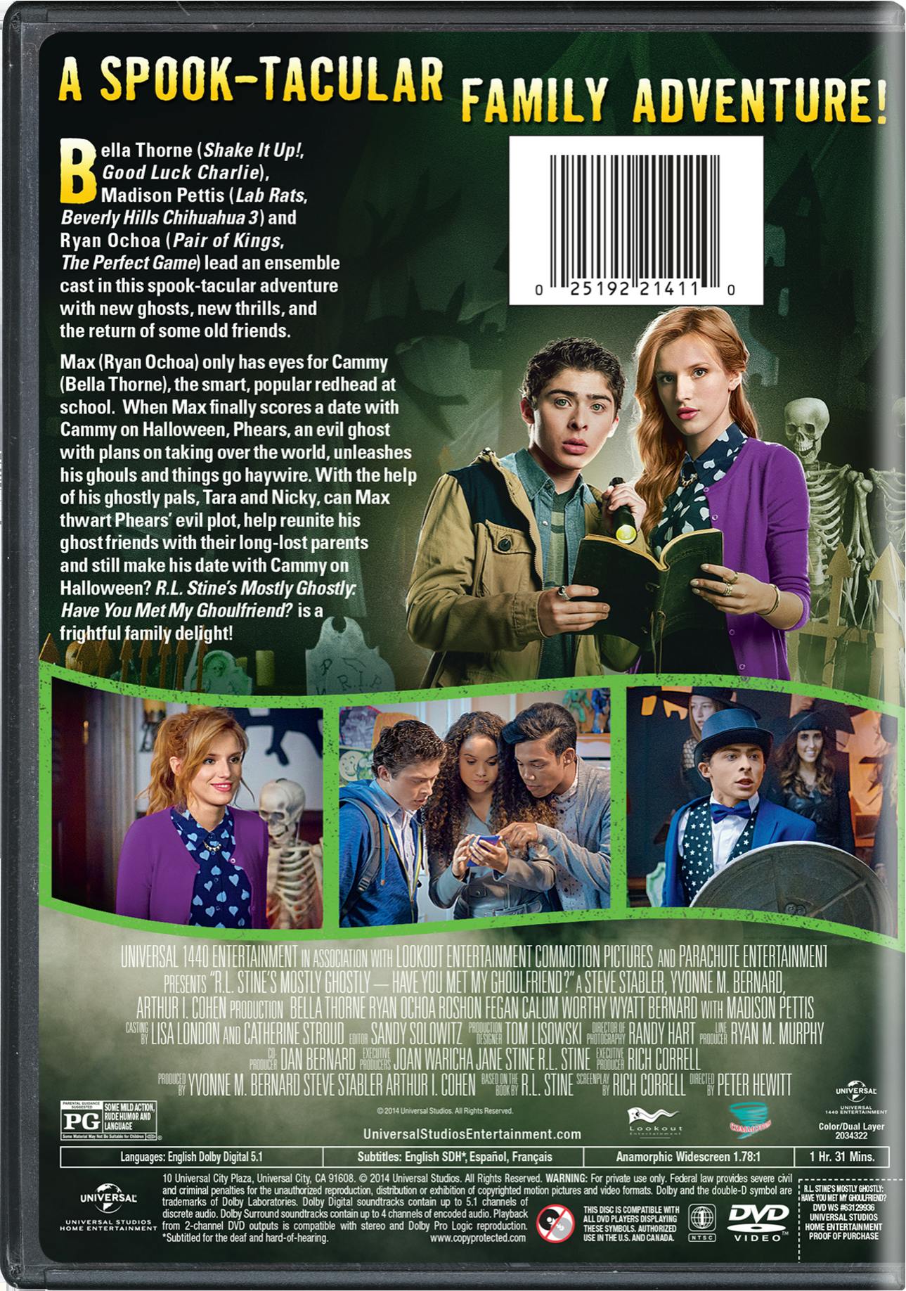 R.L. Stine's Mostly Ghostly 2: Have You Met My Ghoulfriend? [DVD] - Image 2