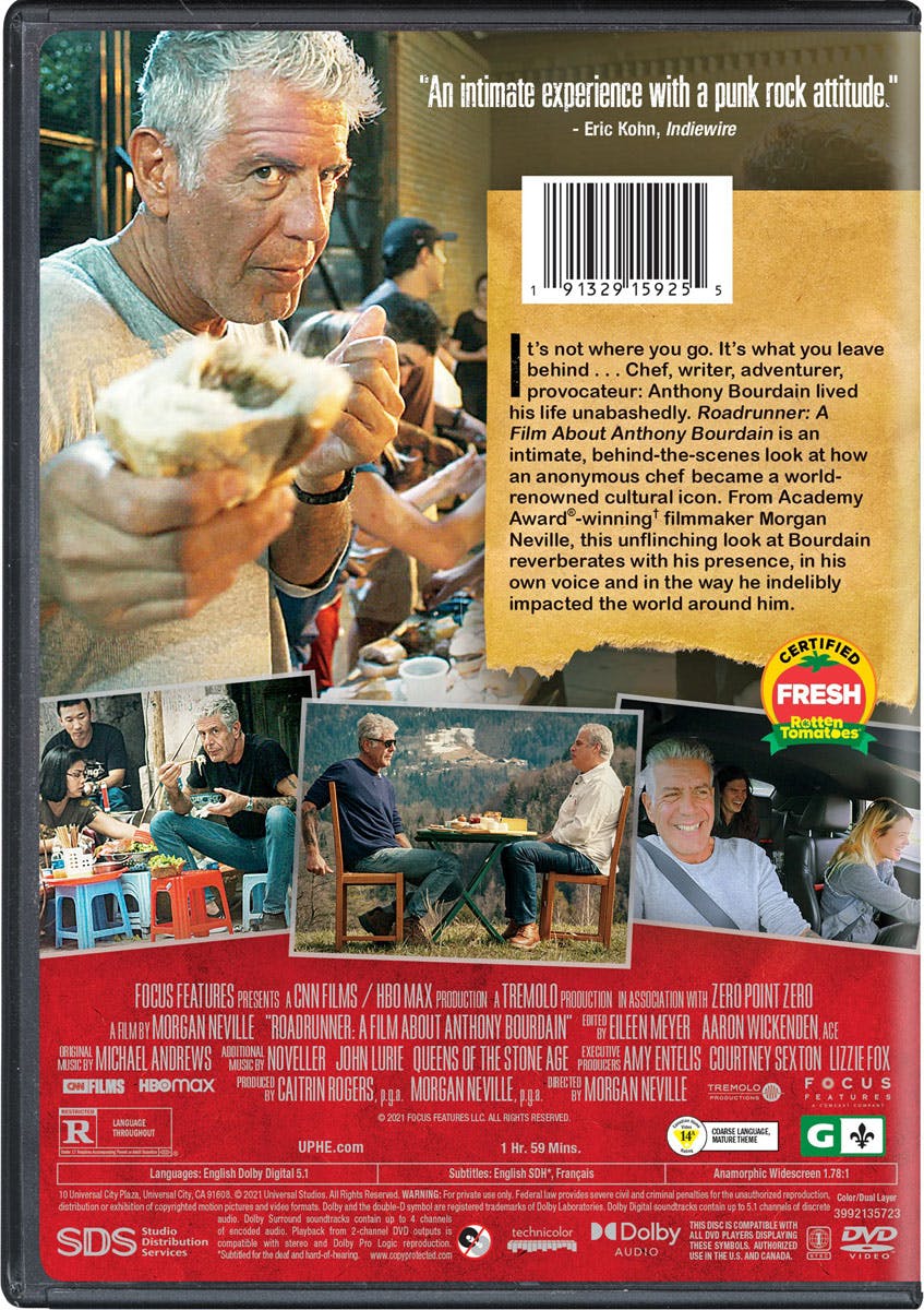 Roadrunner - A Film About Anthony Bourdain [DVD] - Image 3