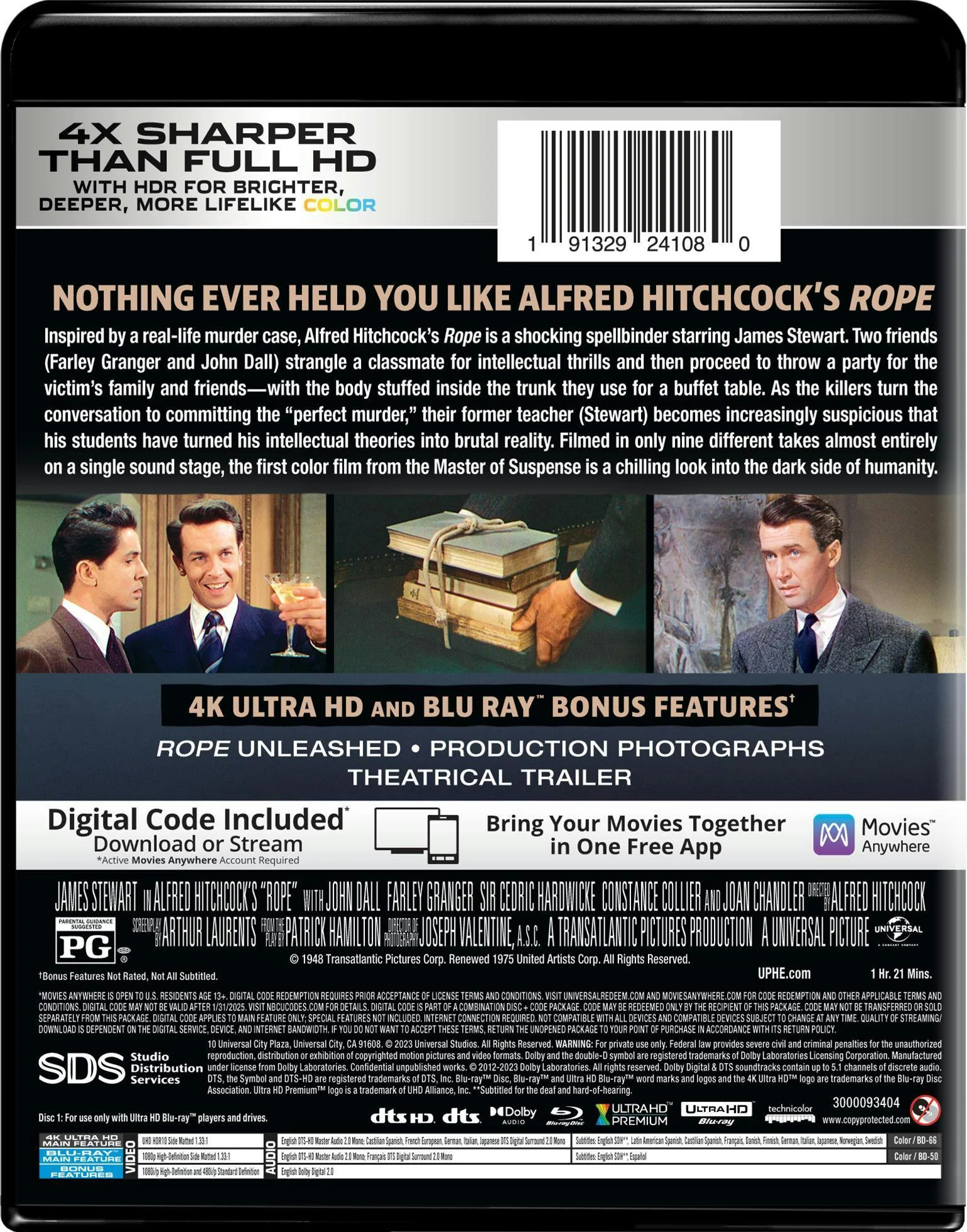 Rope (4K Ultra HD + Blu-ray) [UHD] - Image 3