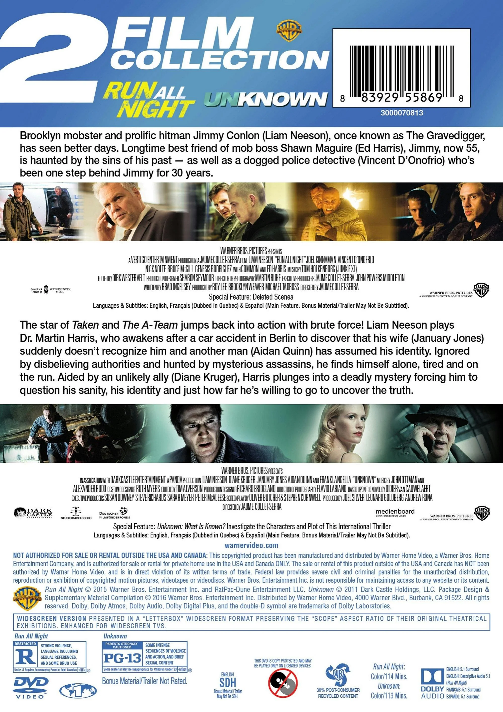 Run All Night / Unknown [DVD] - Image 3
