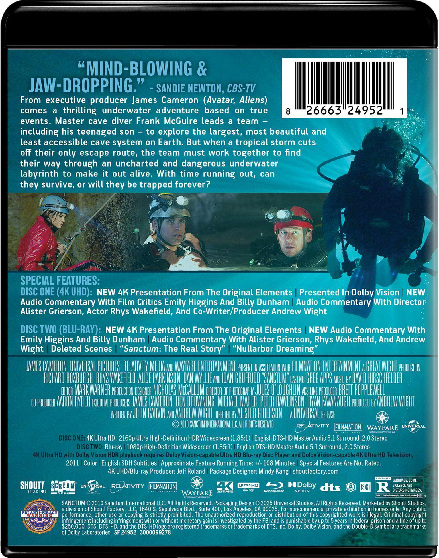 Sanctum (4K Ultra HD + Blu-ray) [UHD] - Image 3