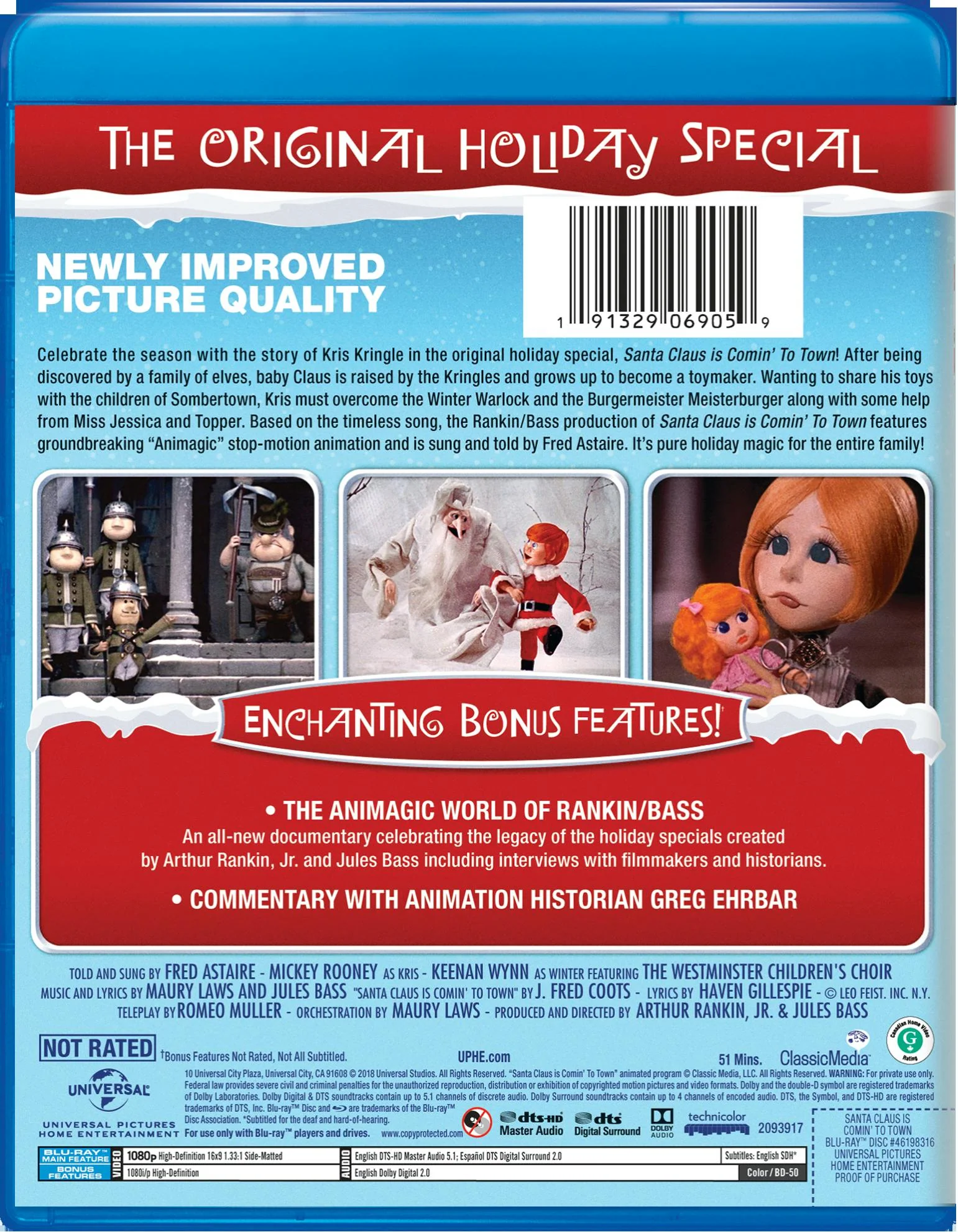 Santa Claus Is Comin' to Town (Deluxe Edition) [Blu-ray] - Image 2