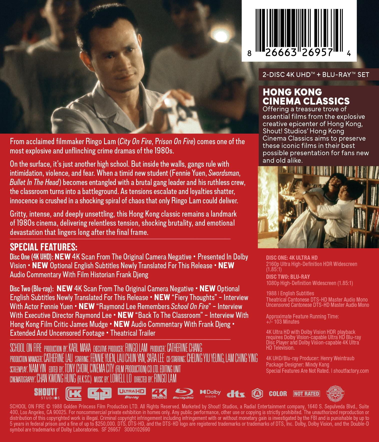 School on Fire (4K Ultra HD + Blu-ray) [UHD] - Image 3