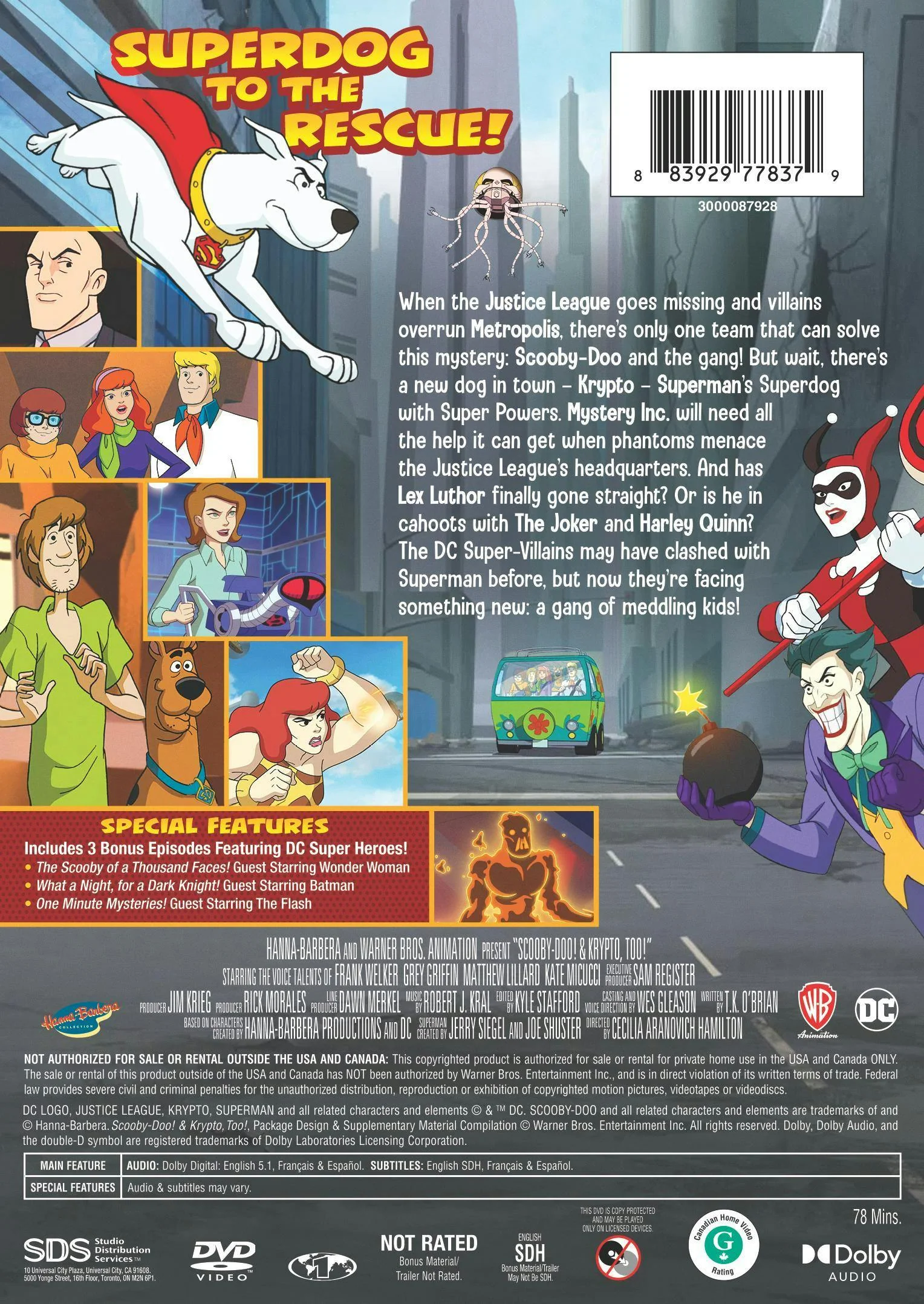 Scooby-Doo! And Krypto, Too! [DVD] - Image 3