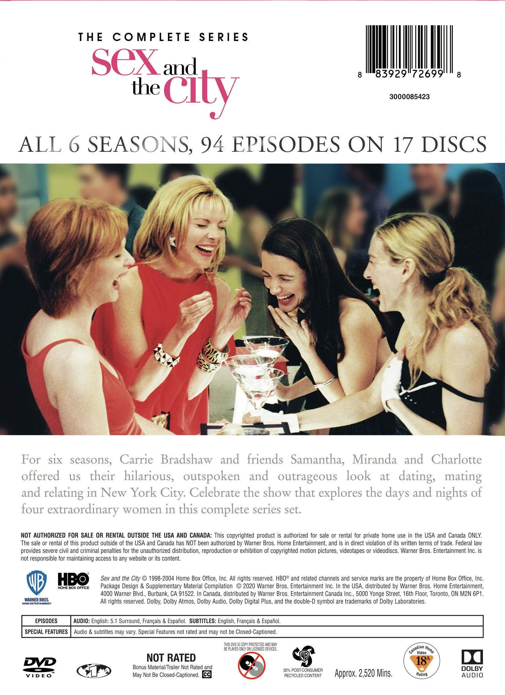 Sex and the City: The Complete Series (Box Set) [DVD] - Image 2