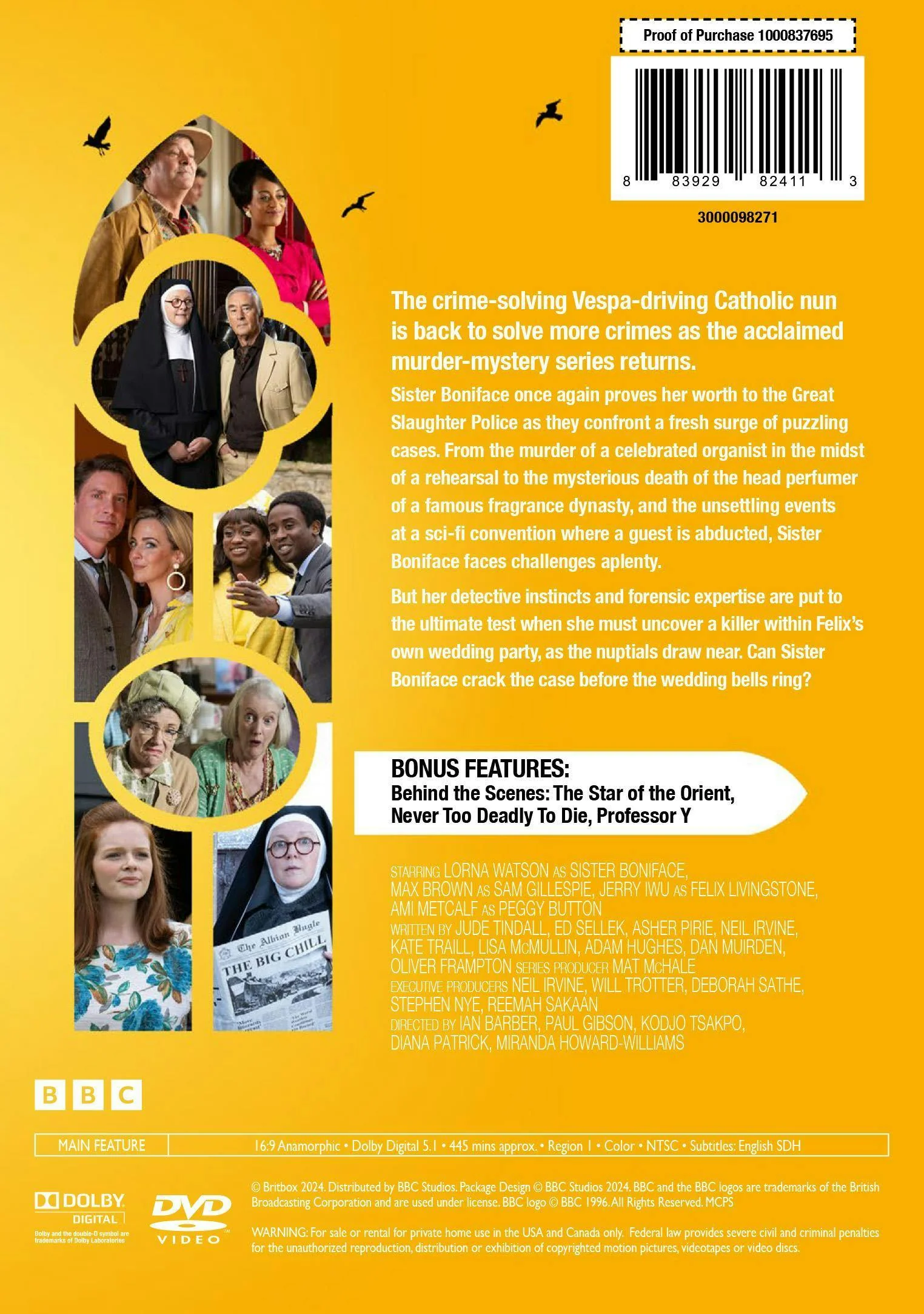 Sister Boniface Mysteries: Season Three [DVD] - Image 3