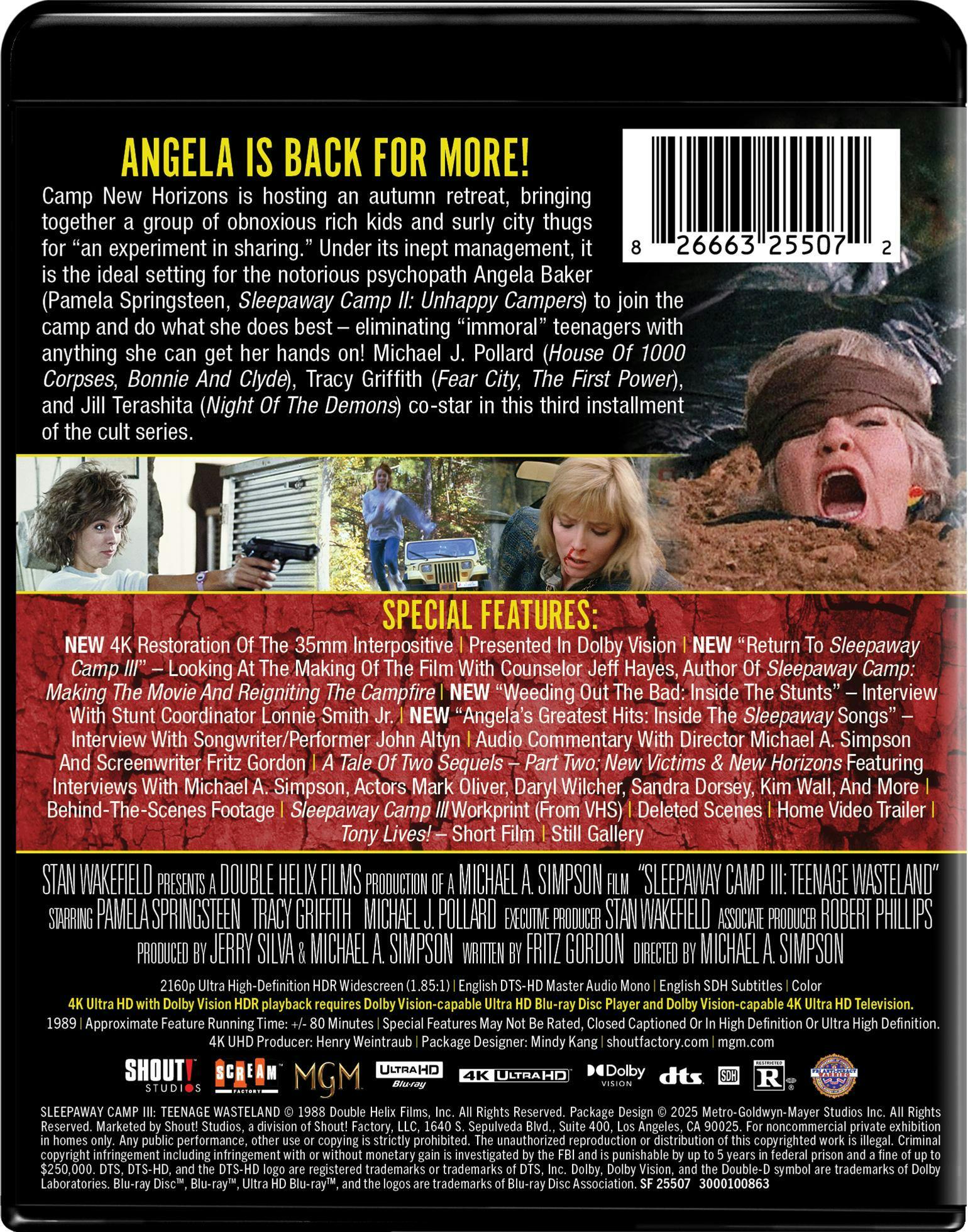 Sleepaway Camp III: Teenage Wasteland - Collector's Edition [UHD] - Image 3