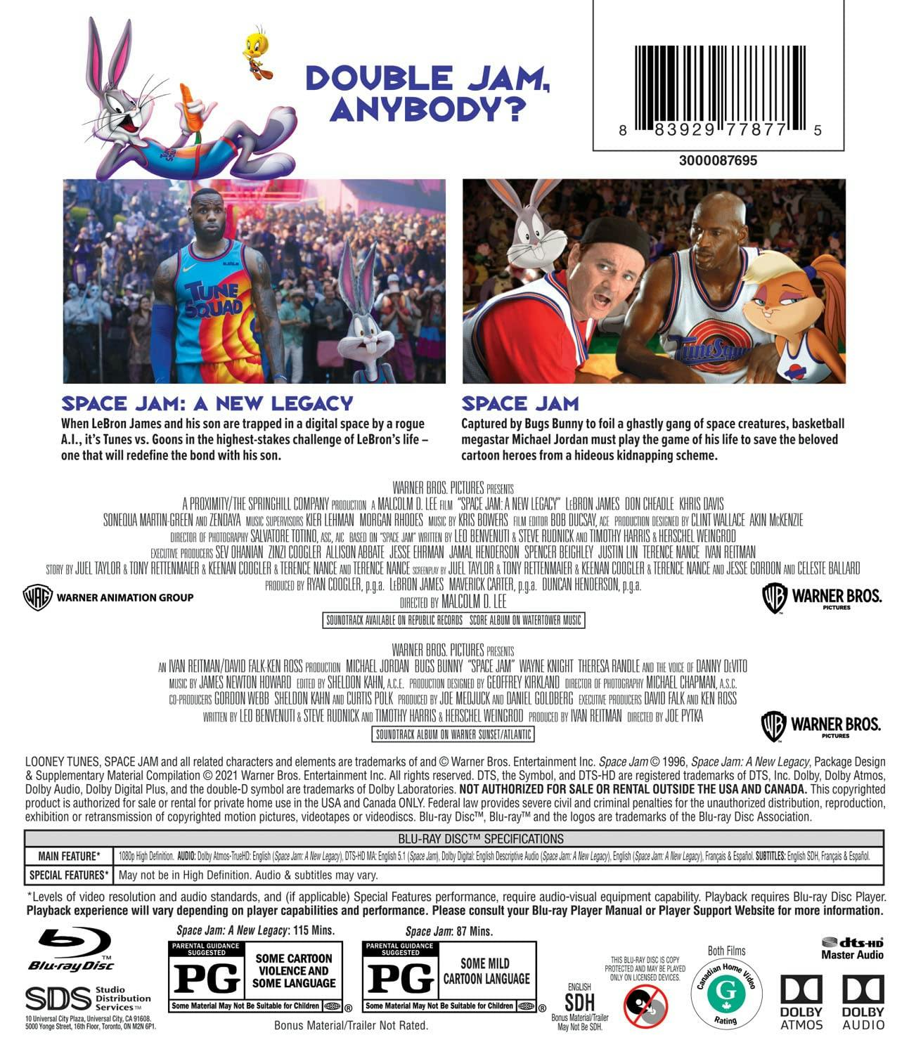Space Jam/Space Jam: A New Legacy (Blu-ray Double Feature) [Blu-ray] - Image 3