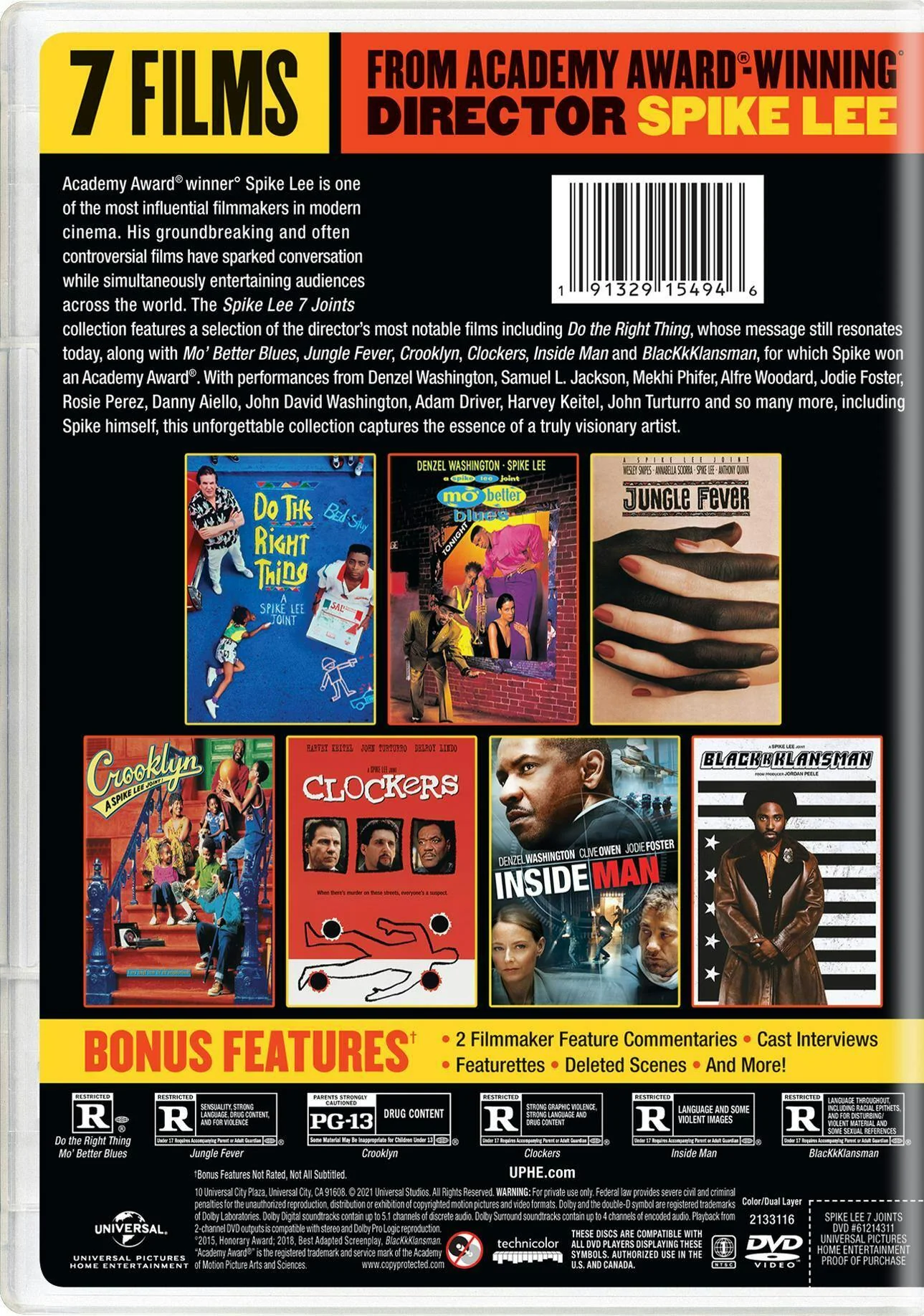 Spike Lee 7 Joints Collection (DVD Set) [DVD] - Image 2