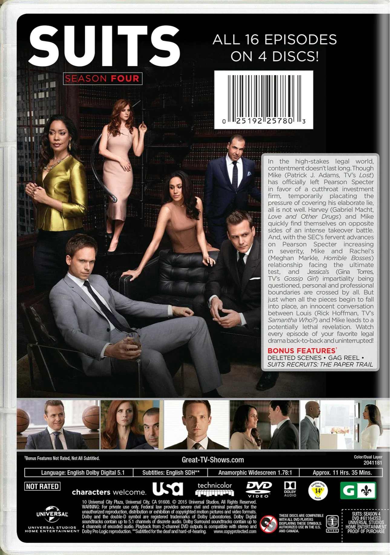 Suits: Season Four [DVD] - Image 2