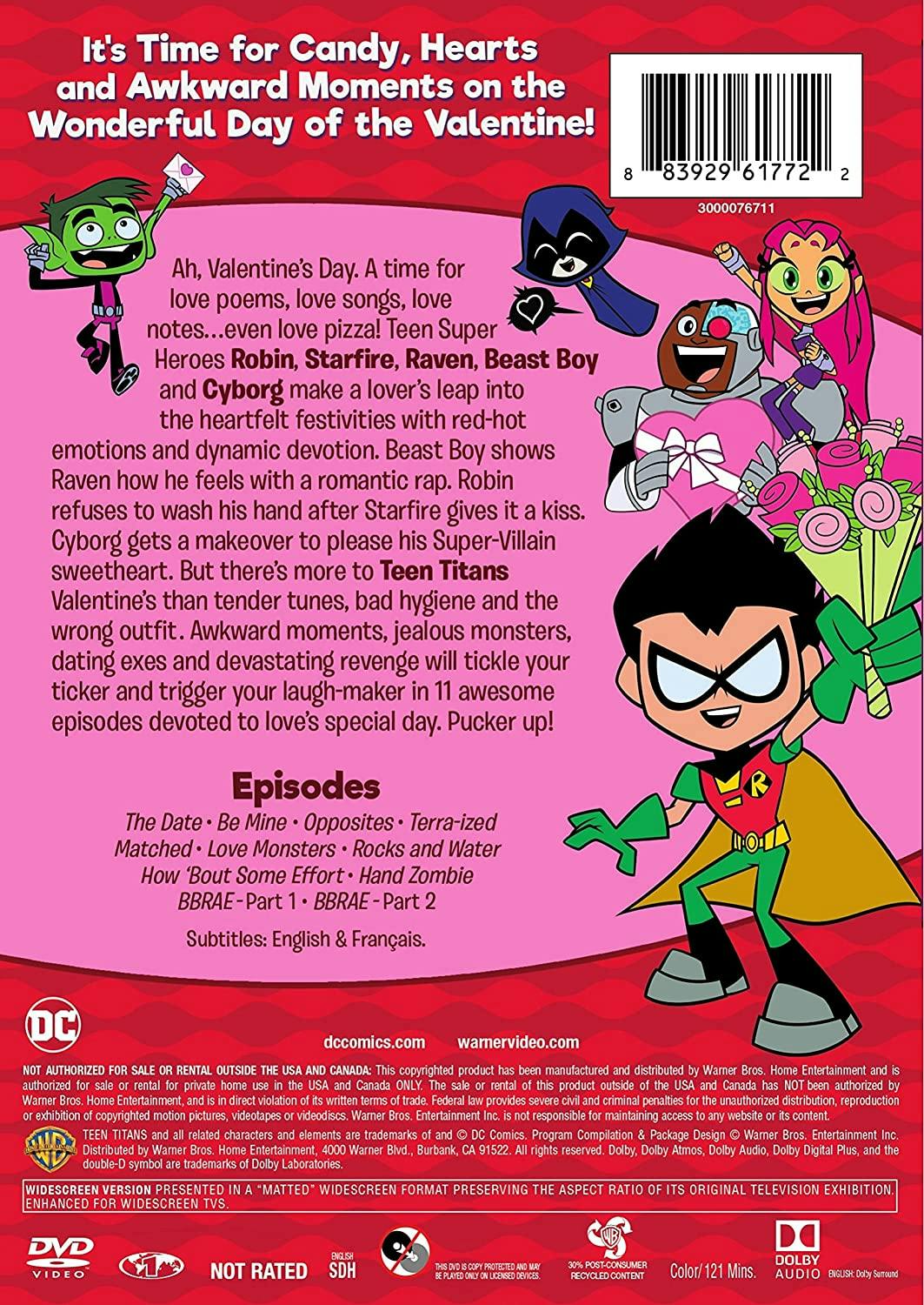 Teen Titans Go! Be My Valentine [DVD] - Image 2