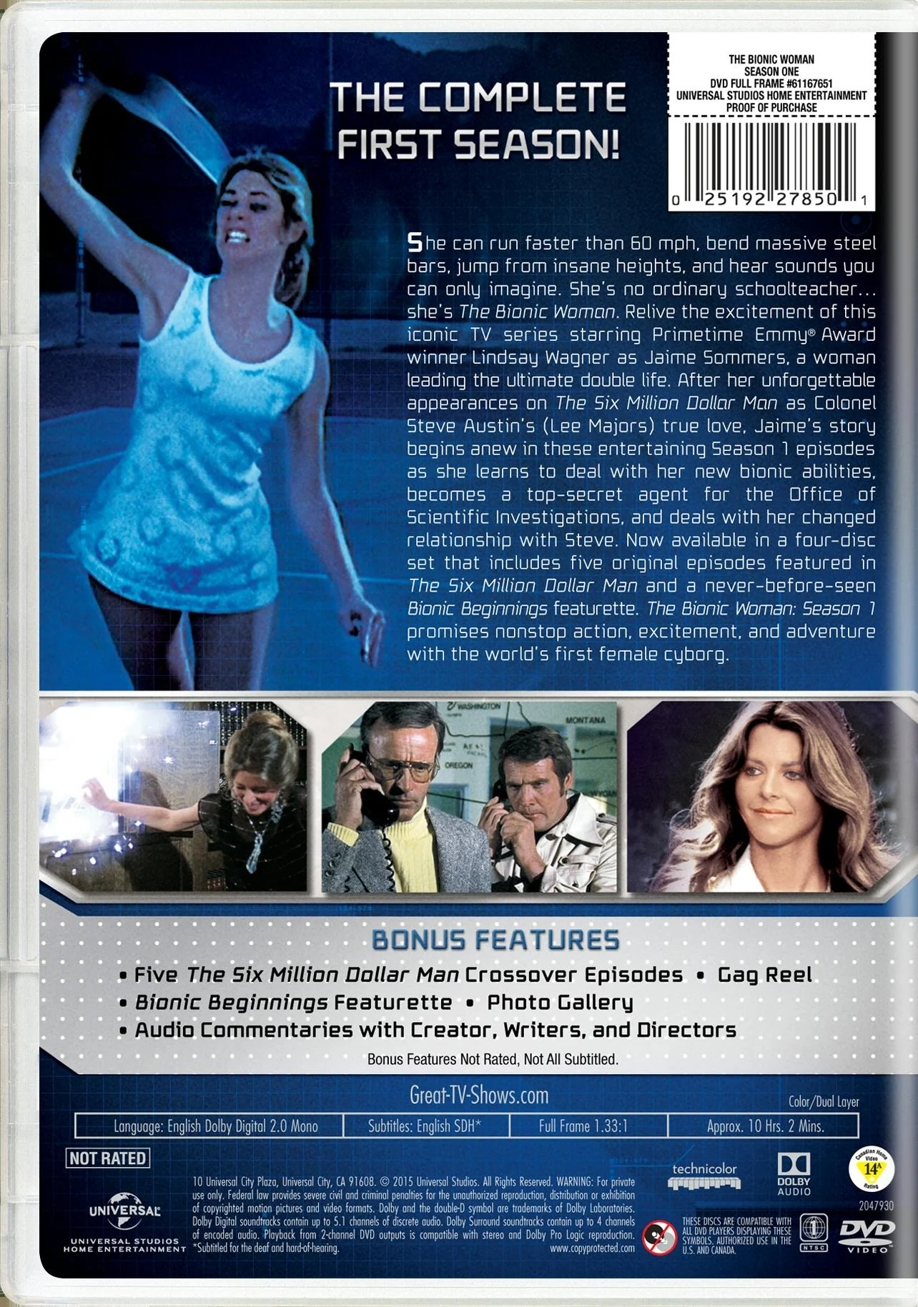 The Bionic Woman: Season 1 (DVD New Box Art) [DVD] - Image 2