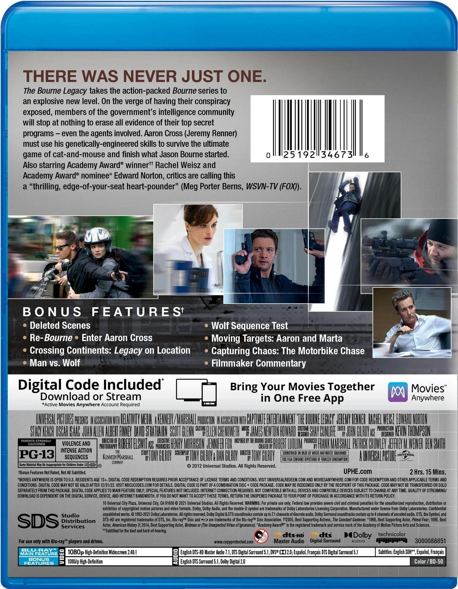 The Bourne Legacy (Blu-ray New Box Art) [Blu-ray] - Image 2