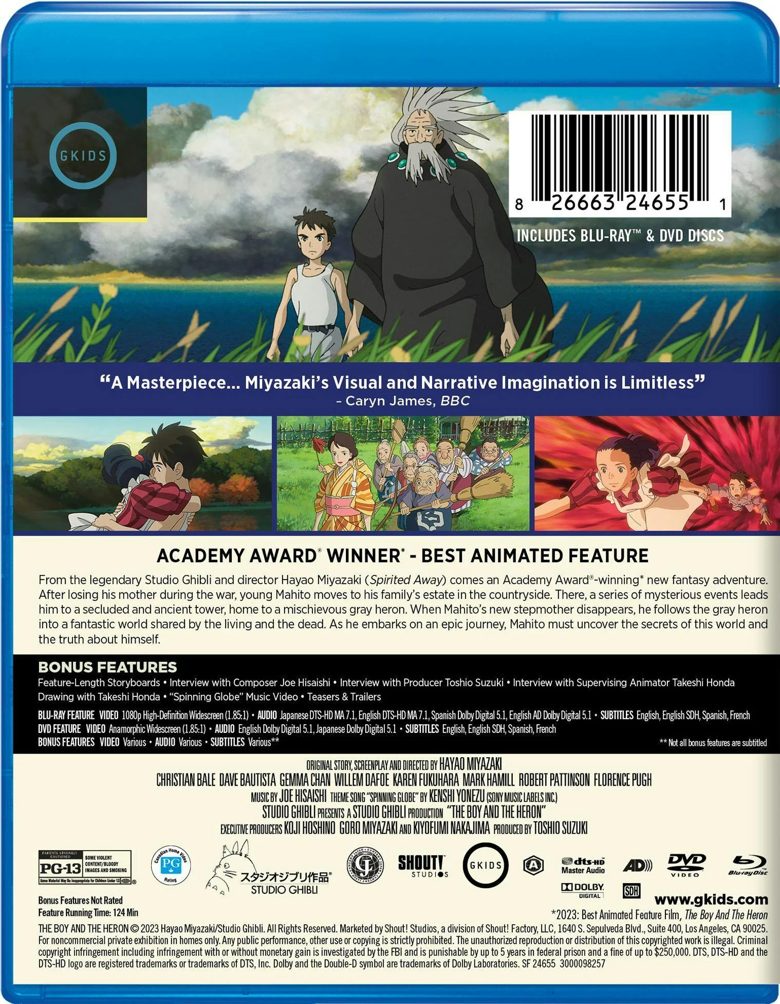 The Boy and the Heron (with DVD) [Blu-ray] - Image 3