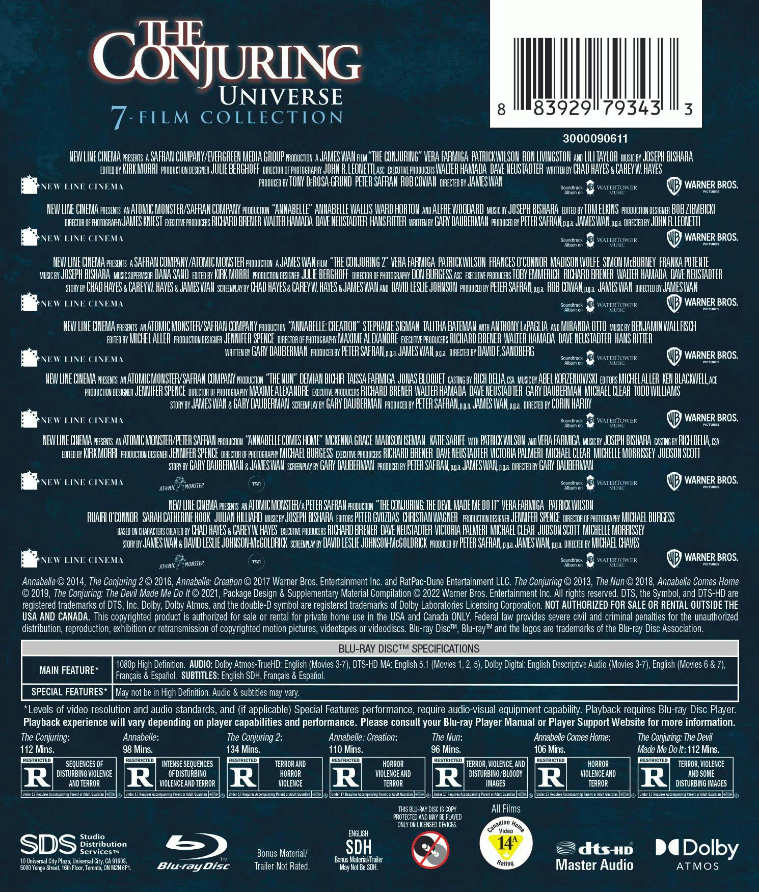 The Conjuring Universe: 7 Film Collection (Box Set) [Blu-ray] - Image 3