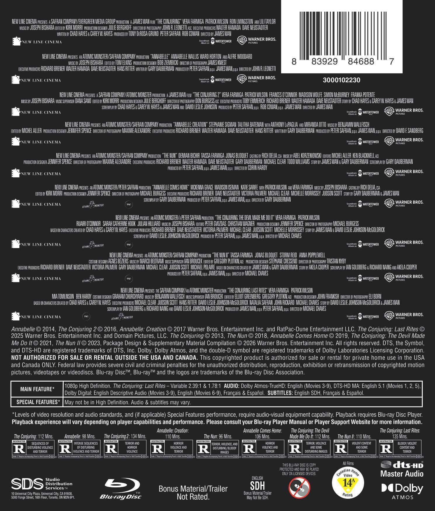 The Conjuring Universe 9-Film Collection (Blu-ray) [Blu-ray] - Image 3