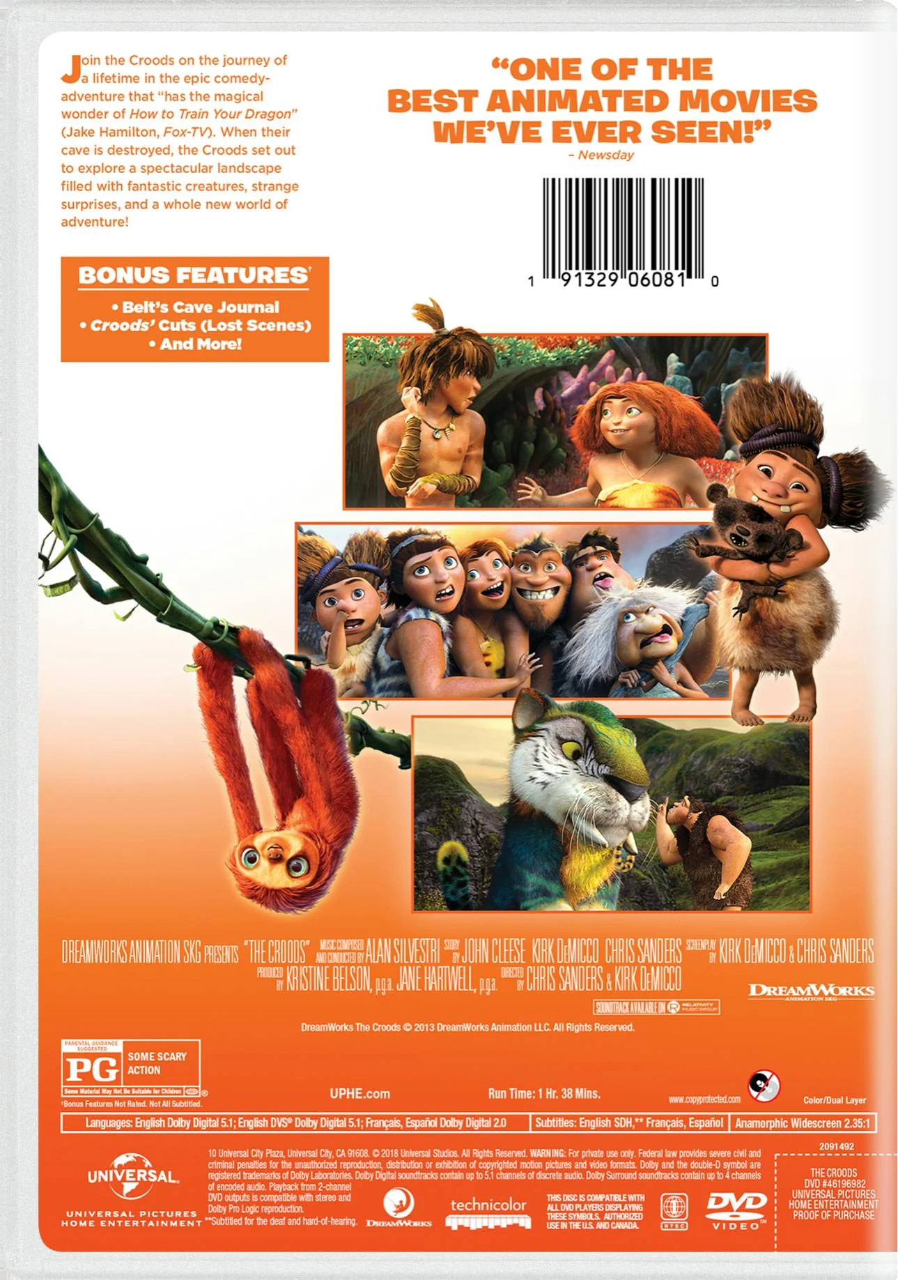 The Croods (2018) (DVD New Box Art) [DVD] - Image 2