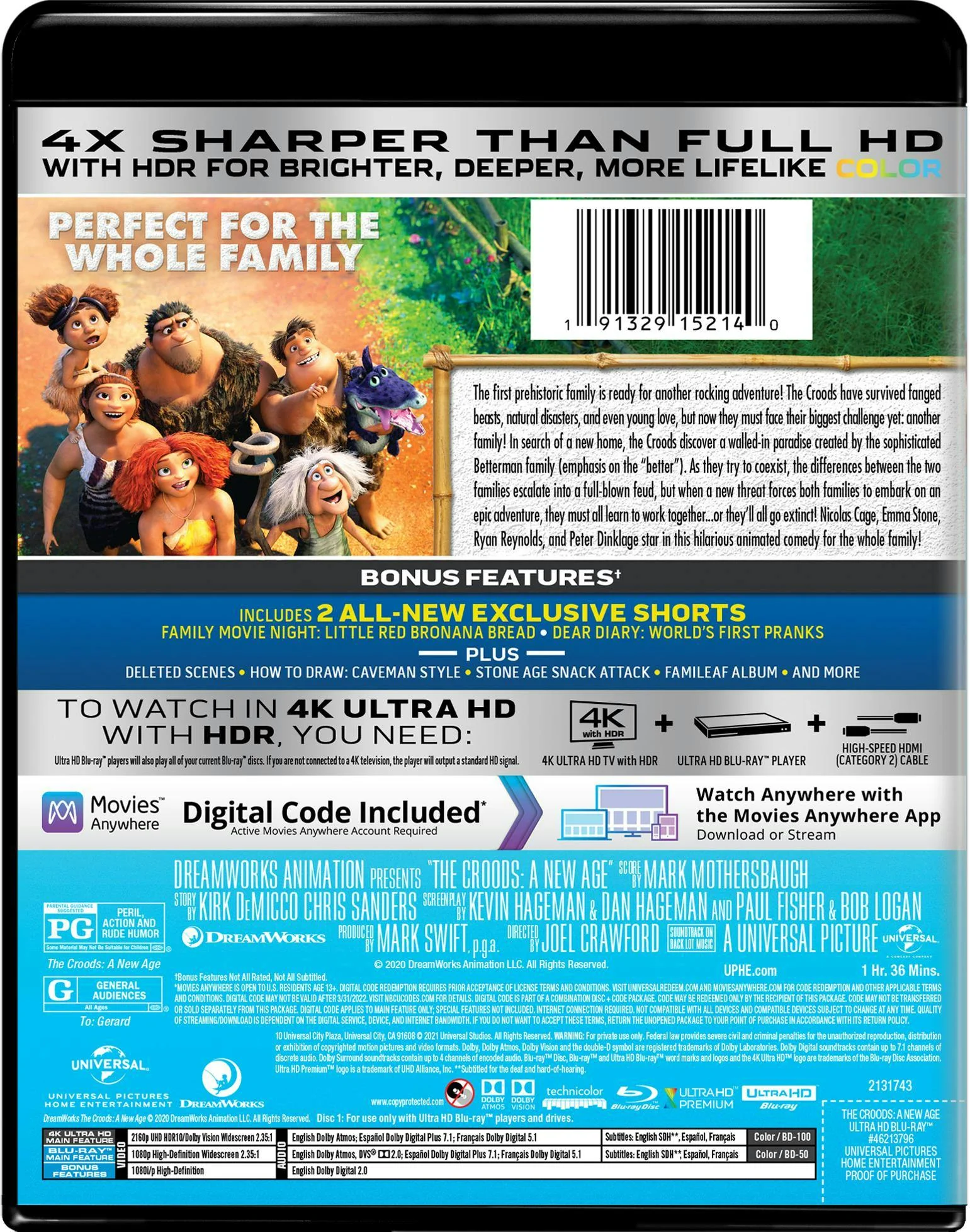 The Croods: A New Age (4K Ultra HD + Blu-ray) [UHD] - Image 3