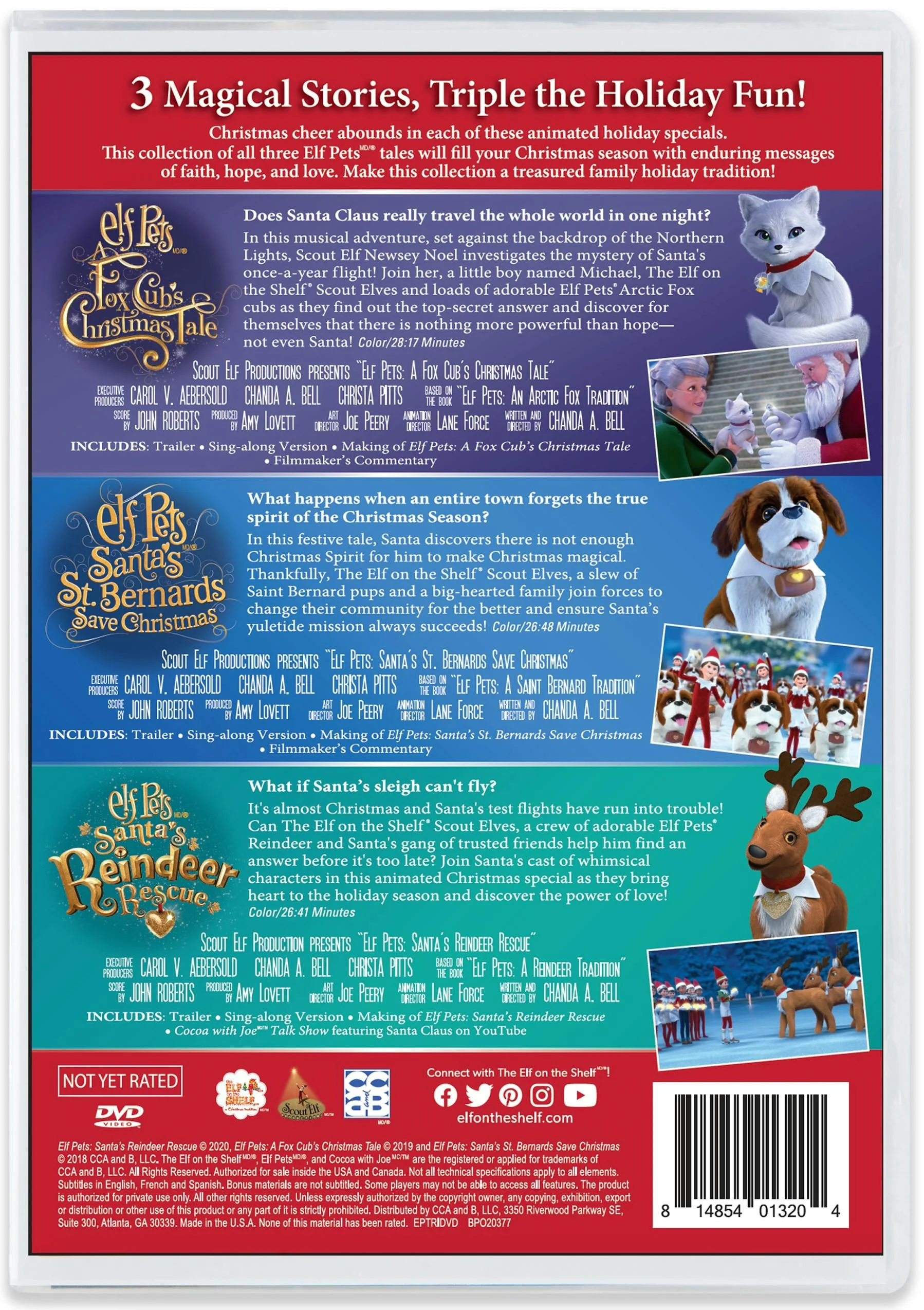The Elf on the Shelf: Pets Triple Feature [DVD] - Image 2