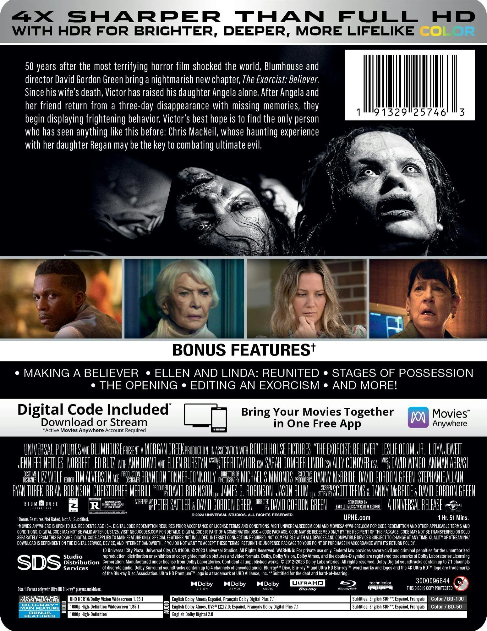 The Exorcist: Believer (Limited Edition 4K Ultra HD Steelbook + Blu-ray) [UHD] - Image 3
