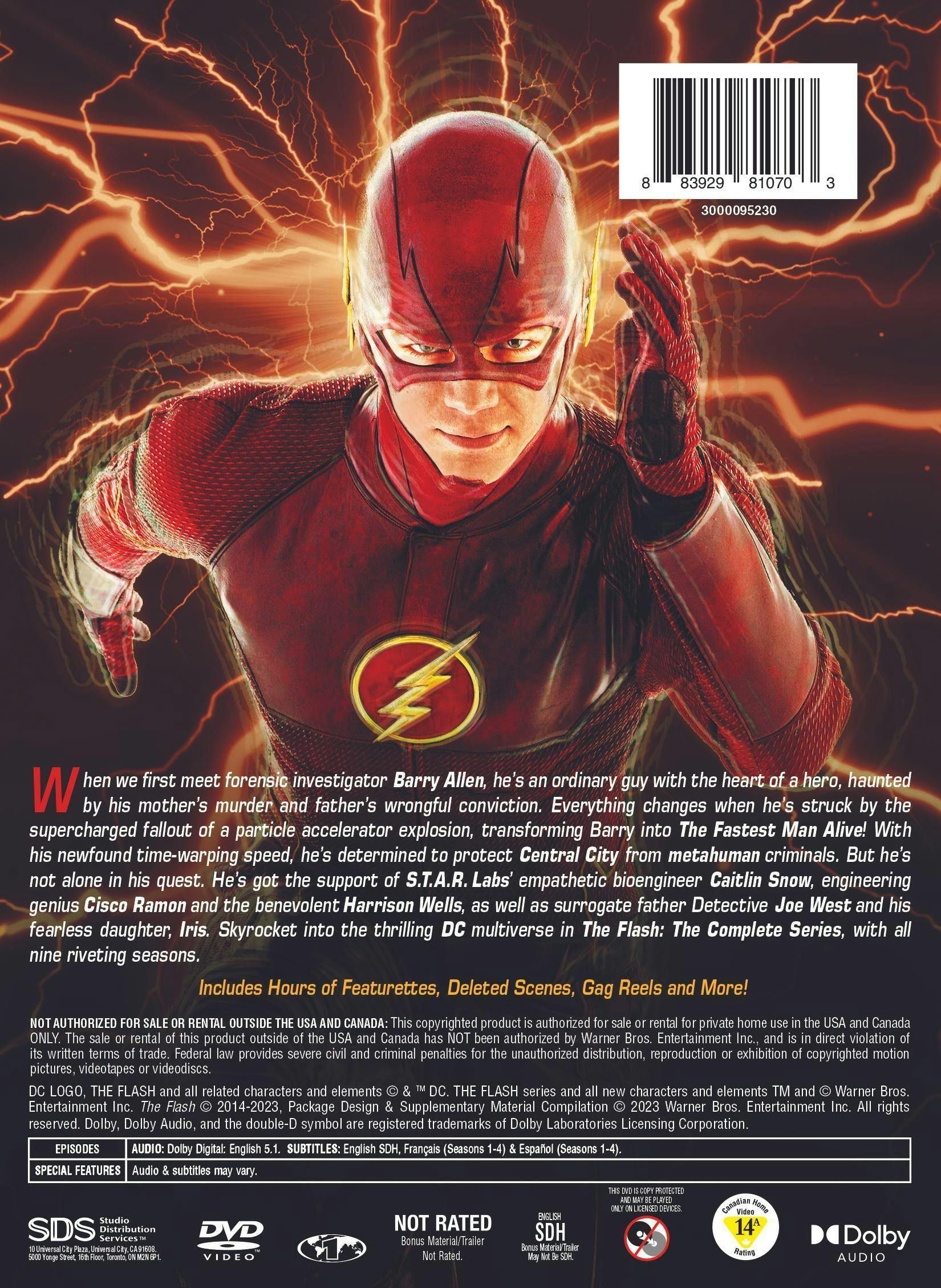 The Flash: The Complete Series (Box Set) [DVD] - Image 3