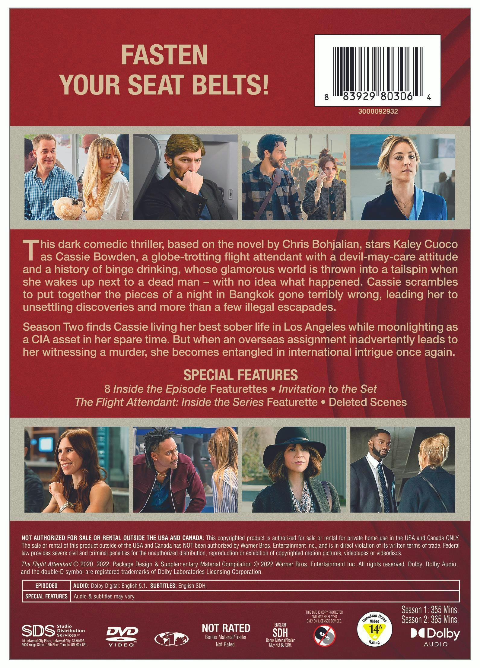 The Flight Attendant: The Complete Seasons 1 & 2 (Box Set) [DVD] - Image 2