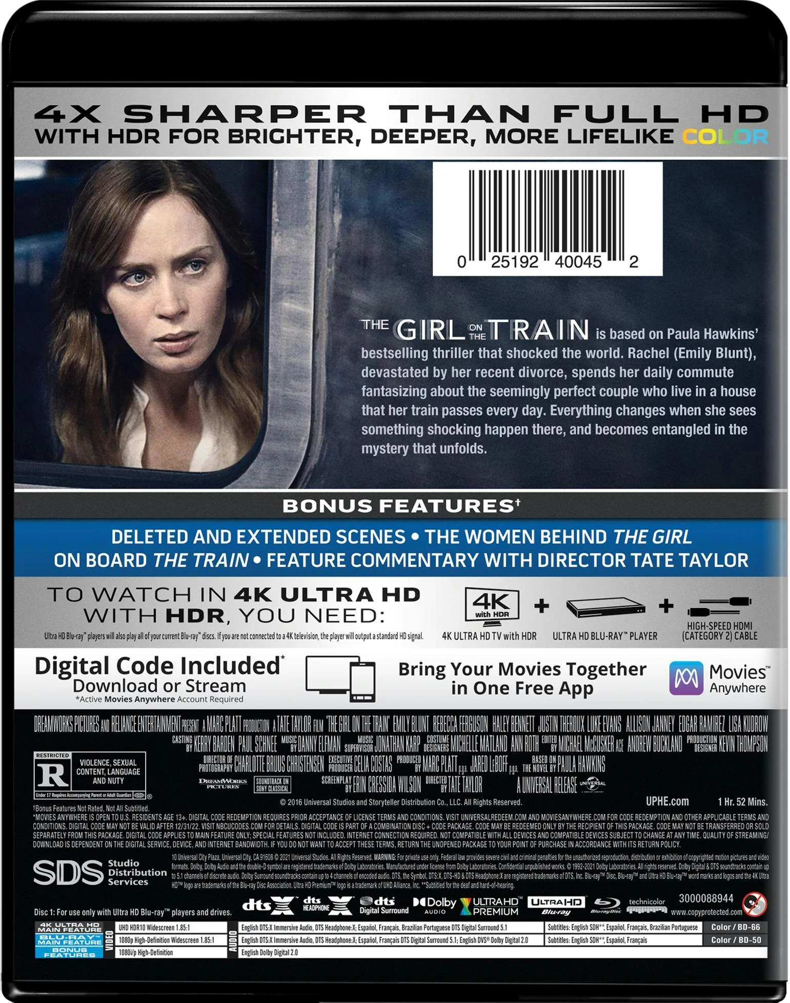 The Girl On the Train (4K Ultra HD) [UHD] - Image 3