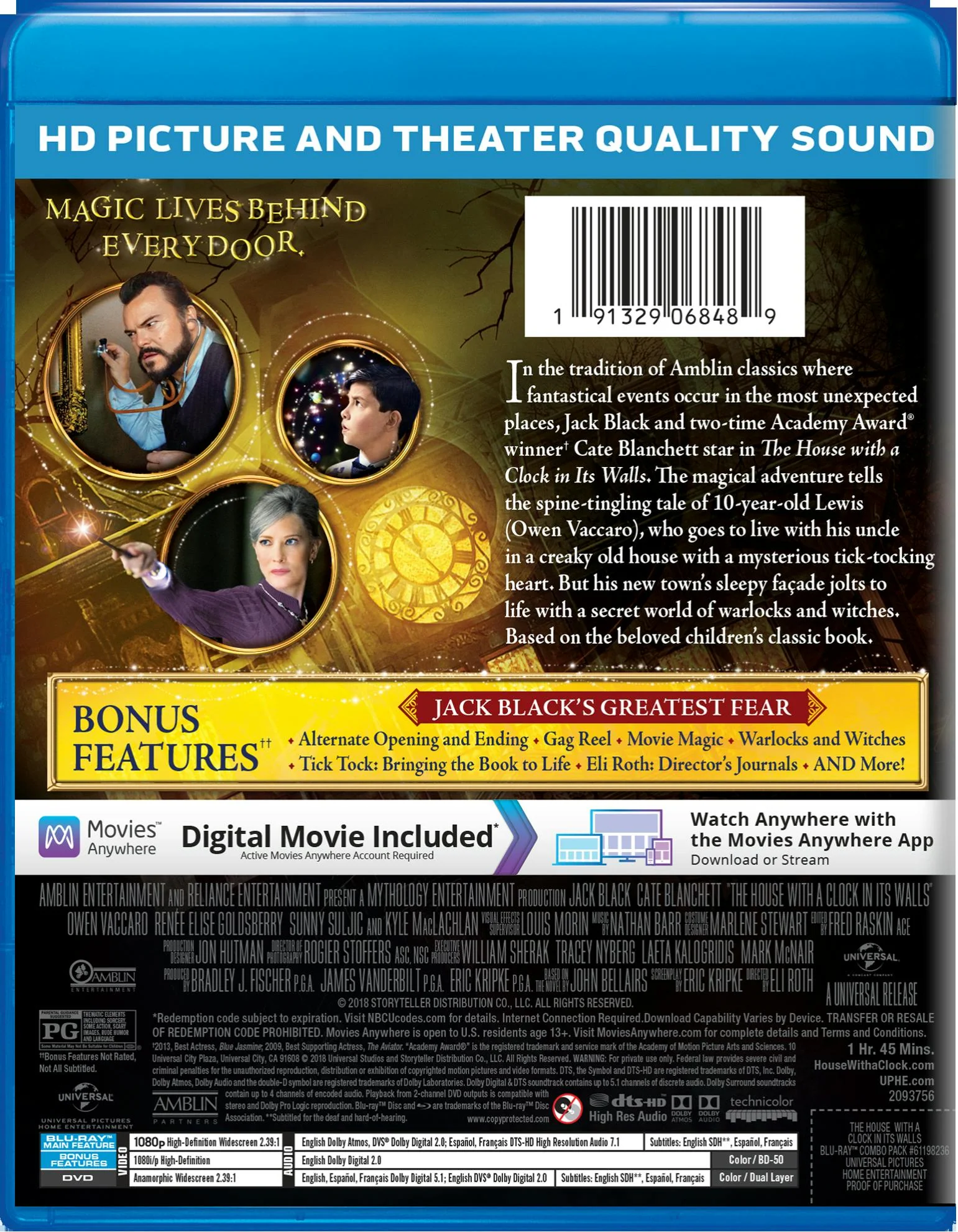 The House With a Clock in Its Walls (Blu-ray + DVD) [Blu-ray] - Image 2