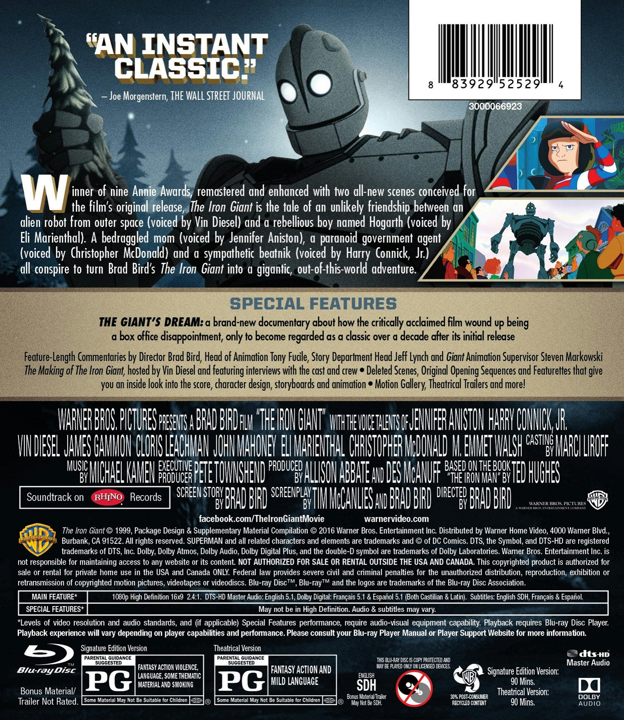 The Iron Giant: Signature Edition (Blu-ray Signature Edition) [Blu-ray] - Image 2