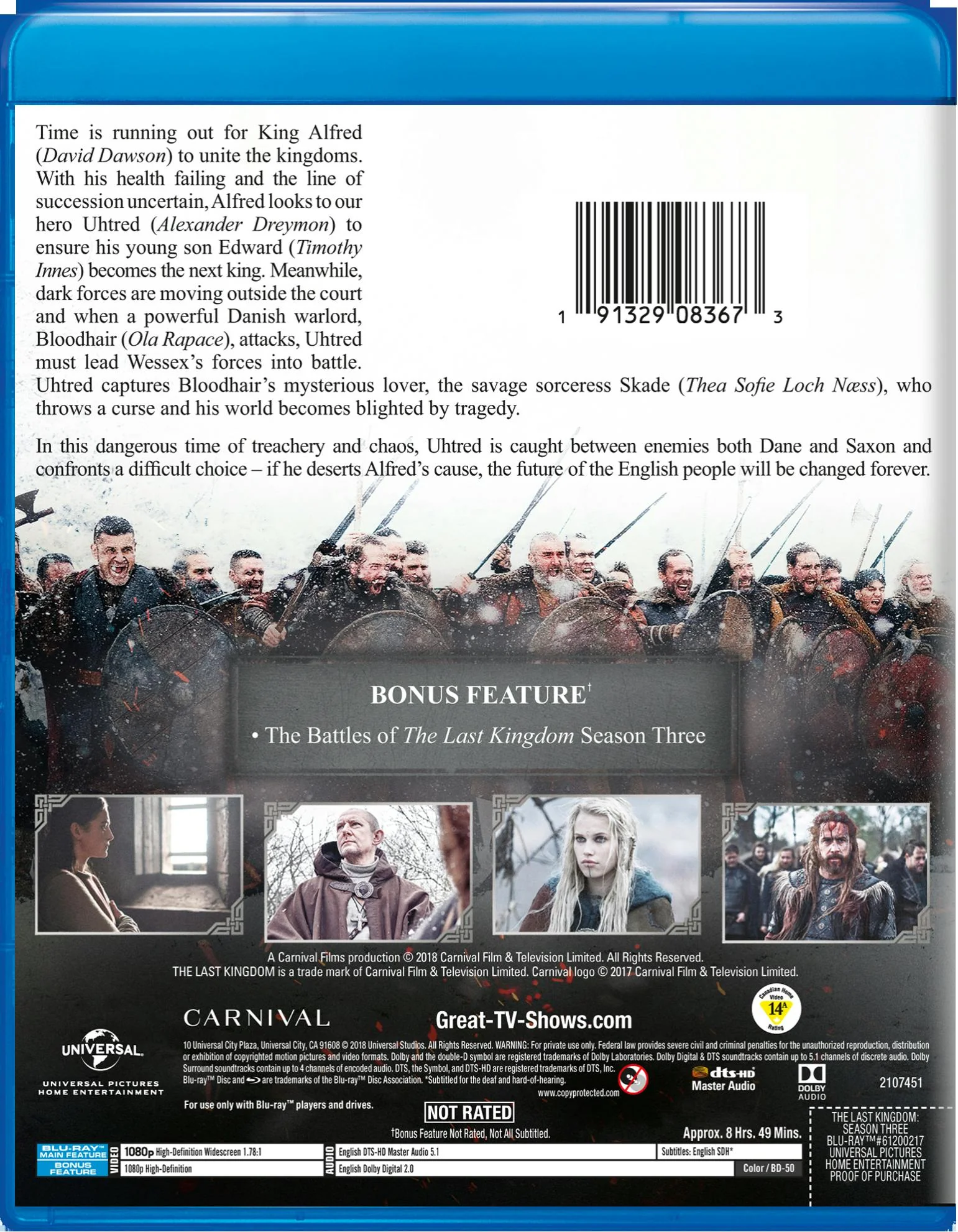 The Last Kingdom: Season Three [Blu-ray] - Image 2