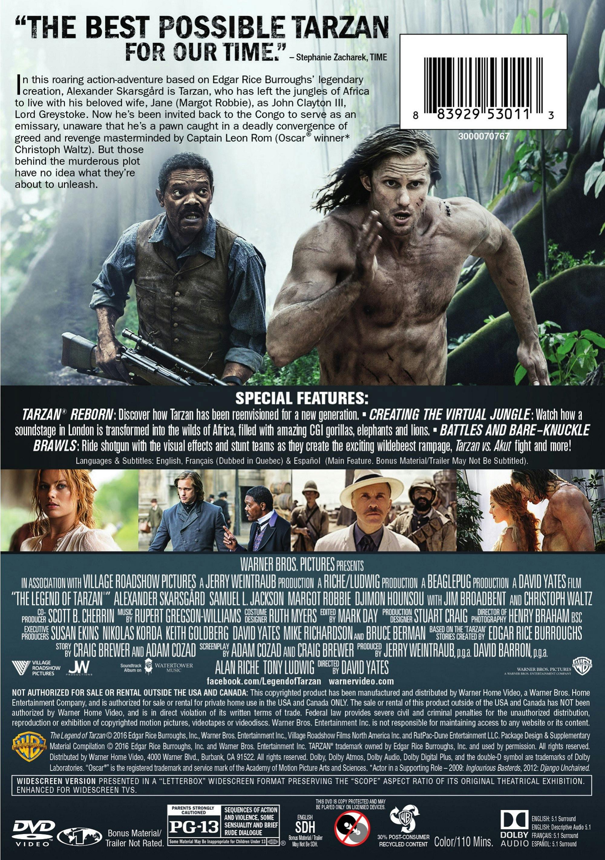 The Legend of Tarzan (Special Edition) [DVD] - Image 2