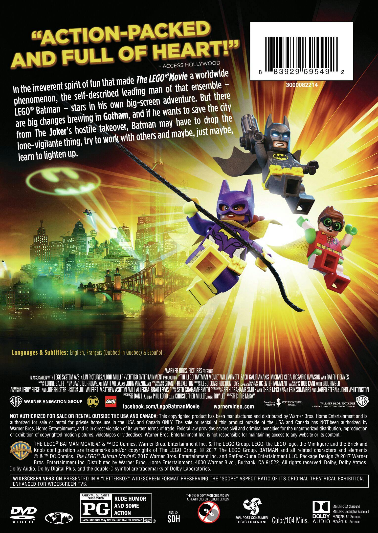 The LEGO Batman Movie (DVD Single Disc) [DVD] - Image 2