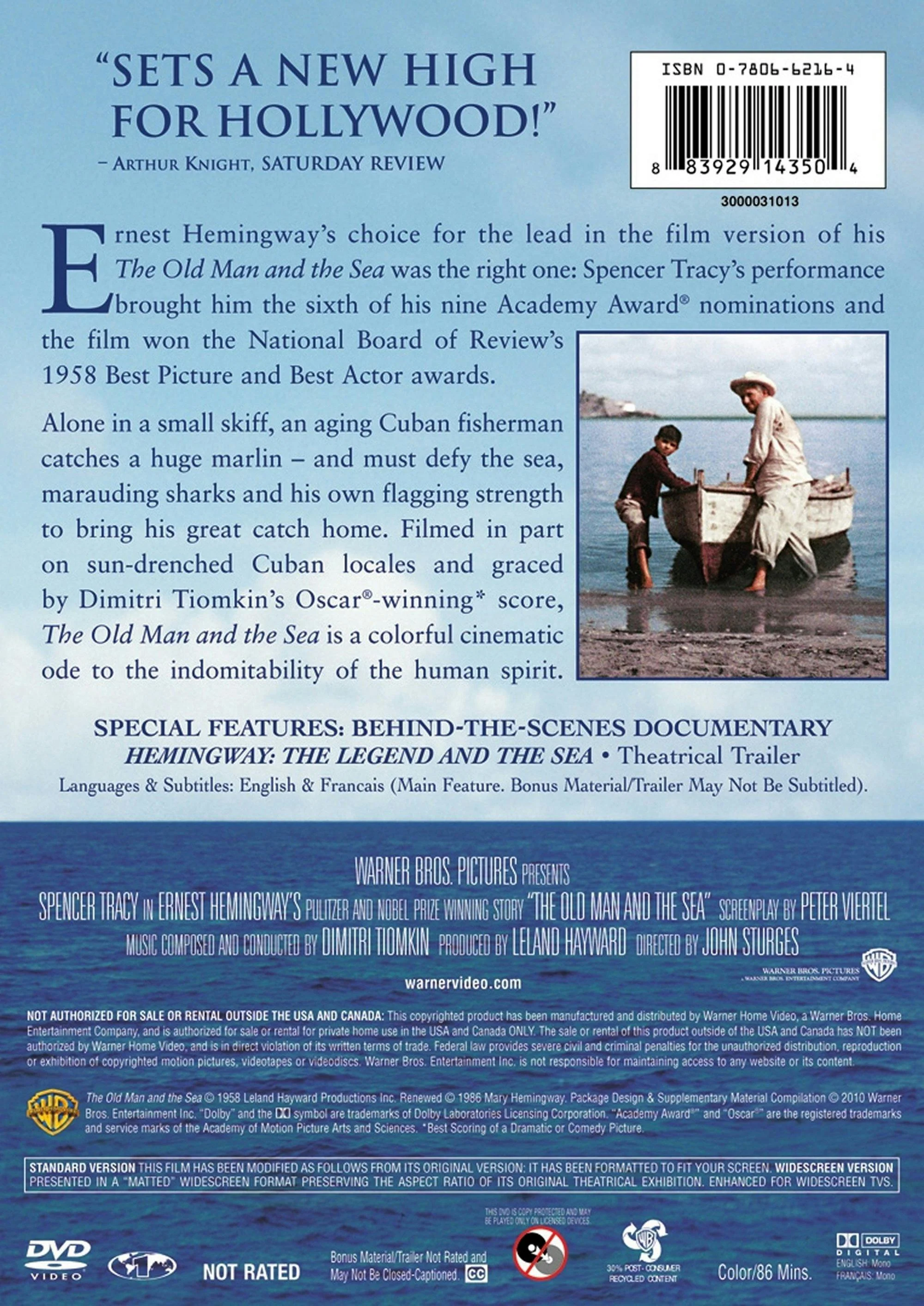 The Old Man and the Sea [DVD] - Image 2