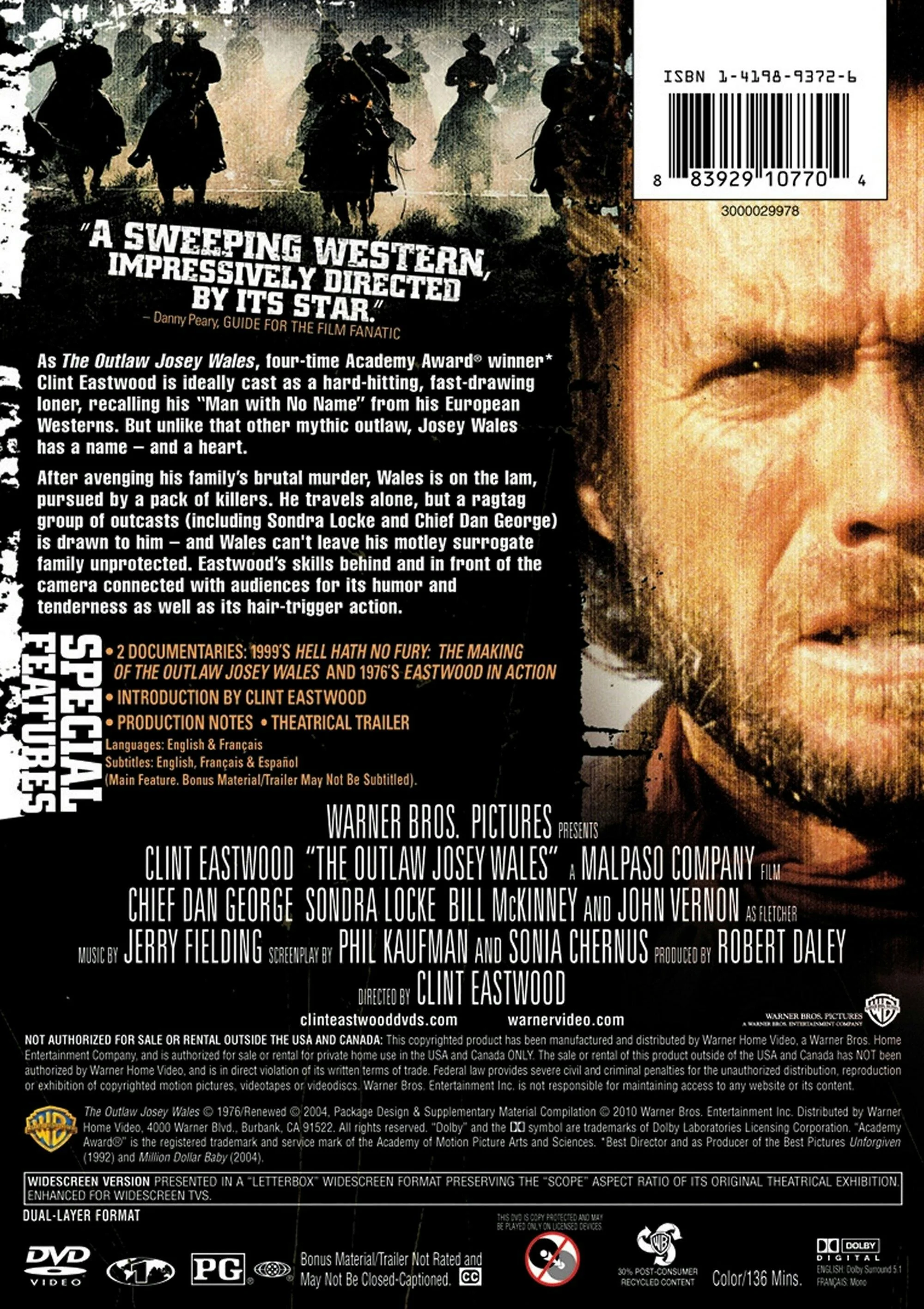 The Outlaw Josey Wales [DVD] - Image 2
