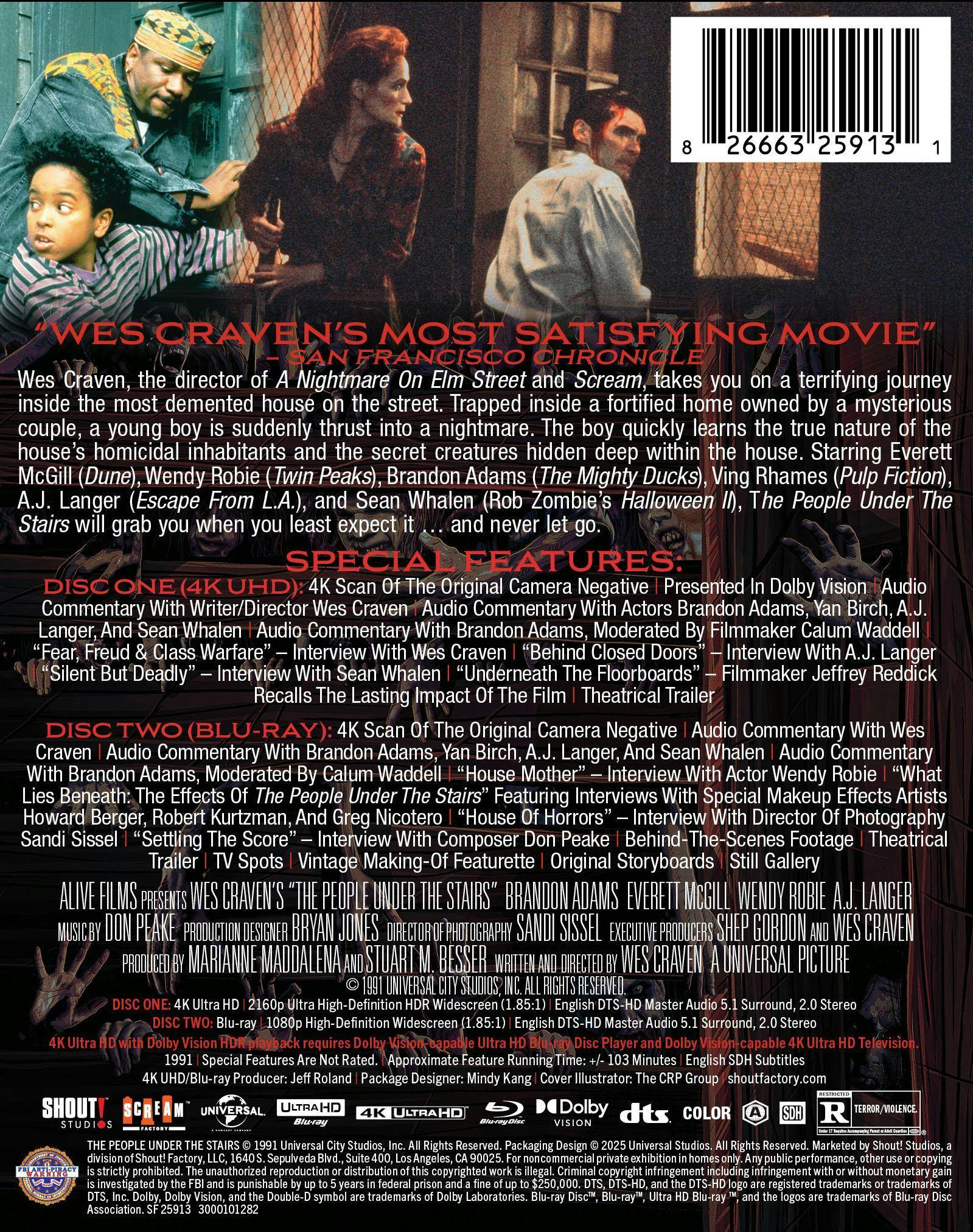 The People Under the Stairs (Limited Edition 4K Ultra HD Steelbook + Blu-ray) [UHD] - Image 3
