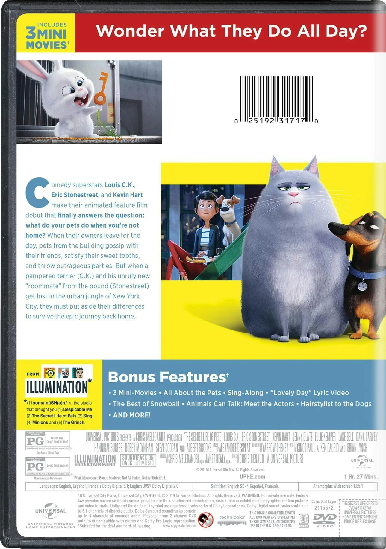 The Secret Life of Pets [DVD] - Image 2