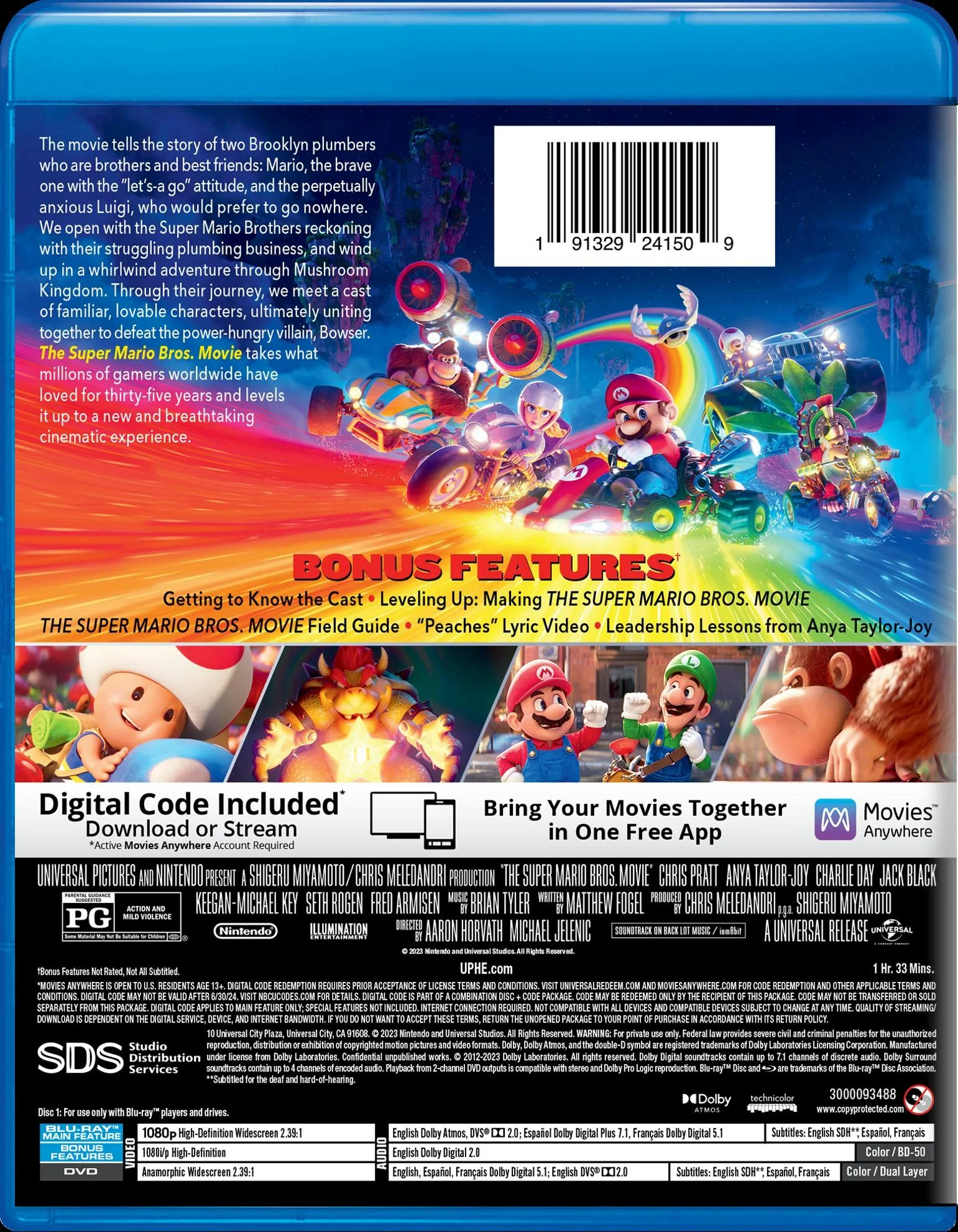 The Super Mario Bros. Movie (with DVD) [Blu-ray] - Image 3
