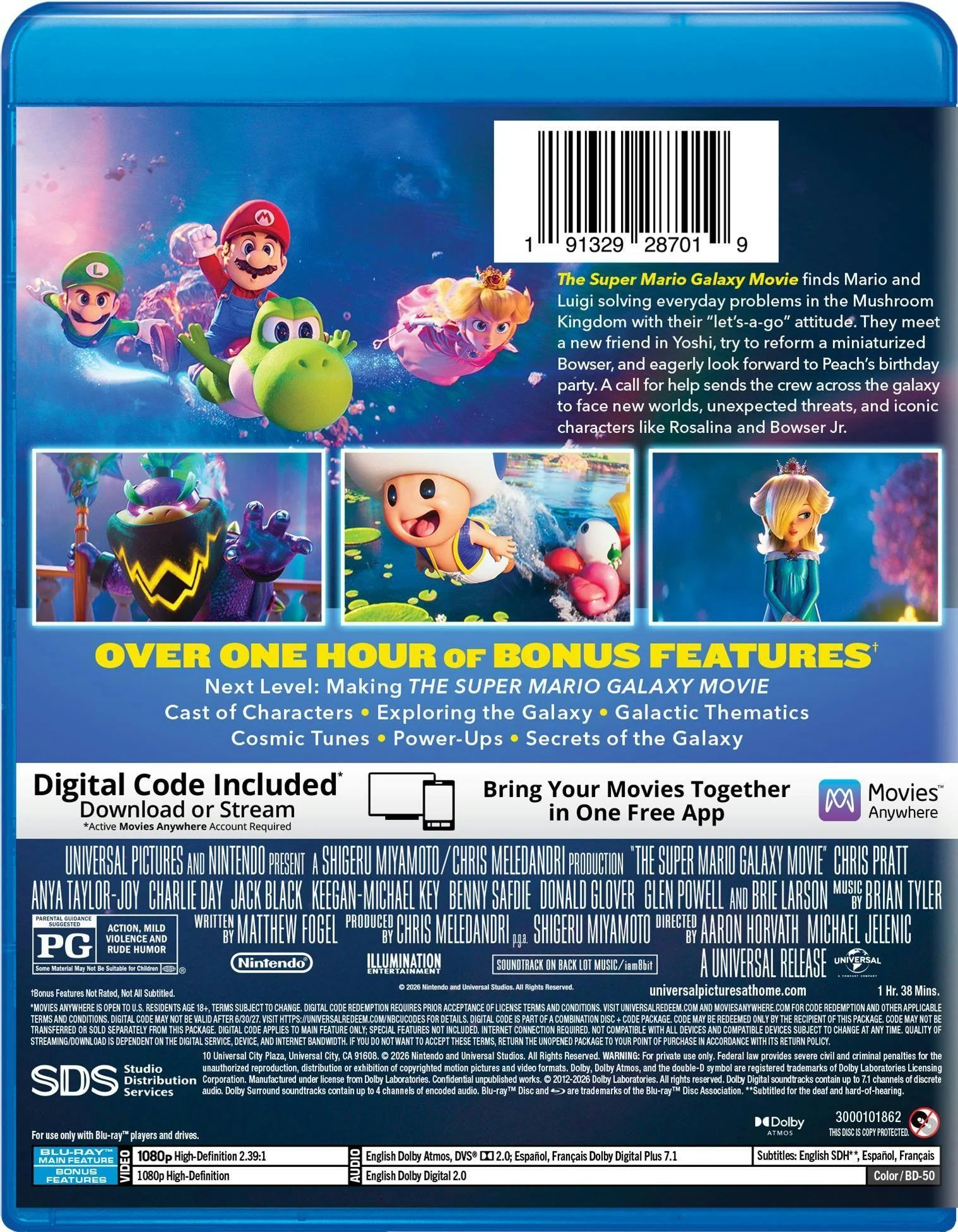 The Super Mario Galaxy Movie (Blu-ray + Digital) [Blu-ray] - Image 3