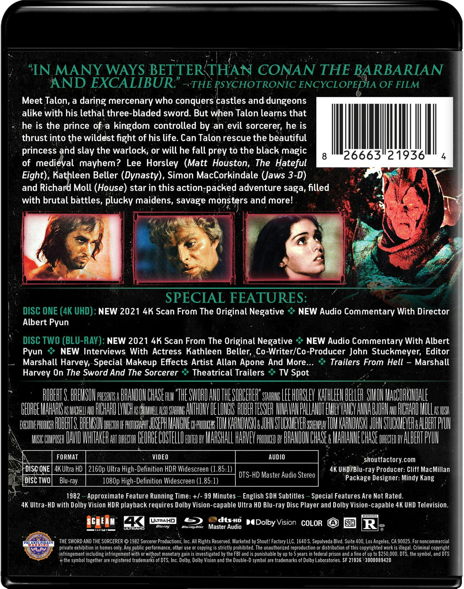 The Sword and the Sorcerer (4K Ultra HD + Blu-ray (Collector's Edition)) [UHD] - Image 3