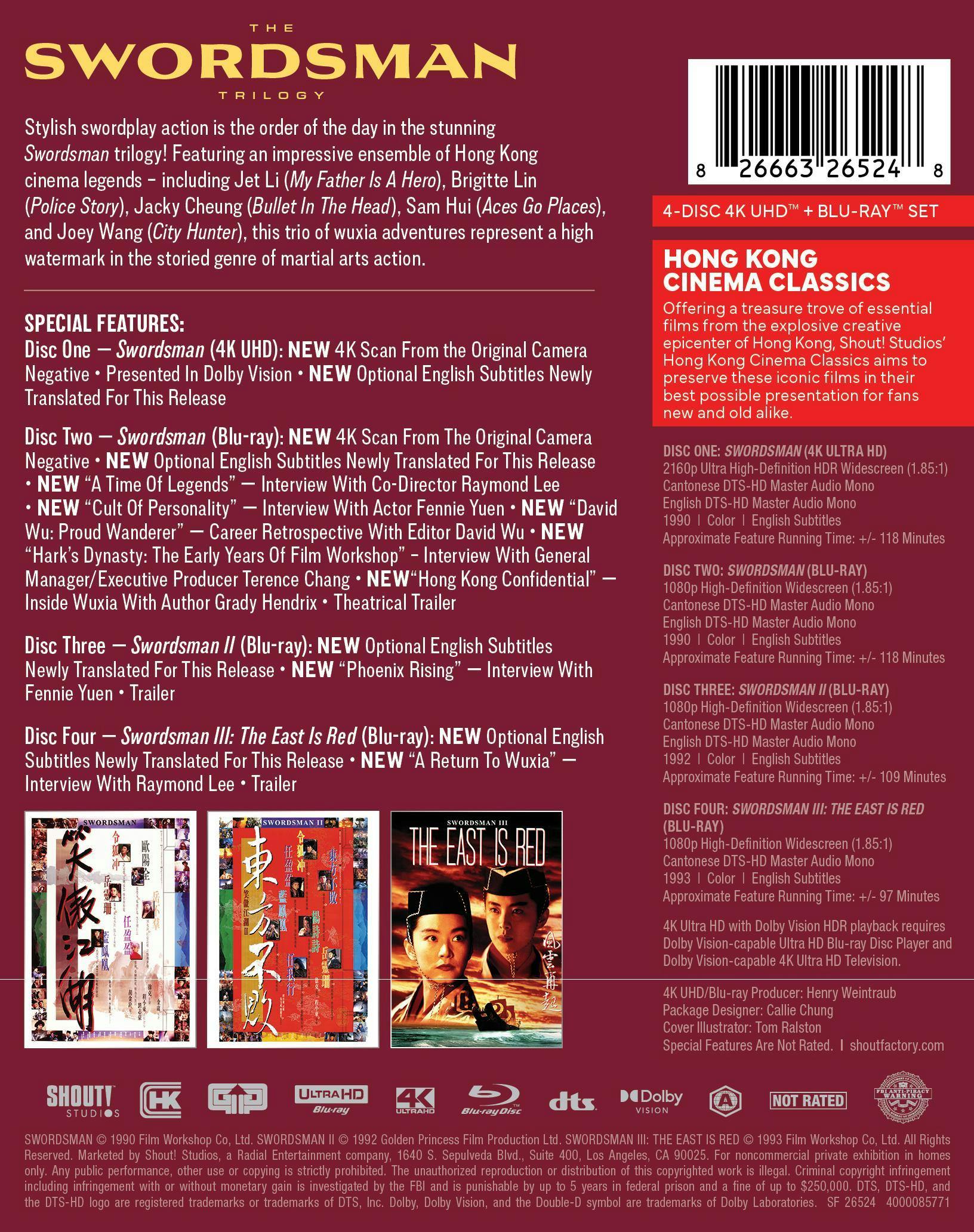 The Swordsman Trilogy (4K Ultra HD + Blu-ray) [UHD] - Image 3