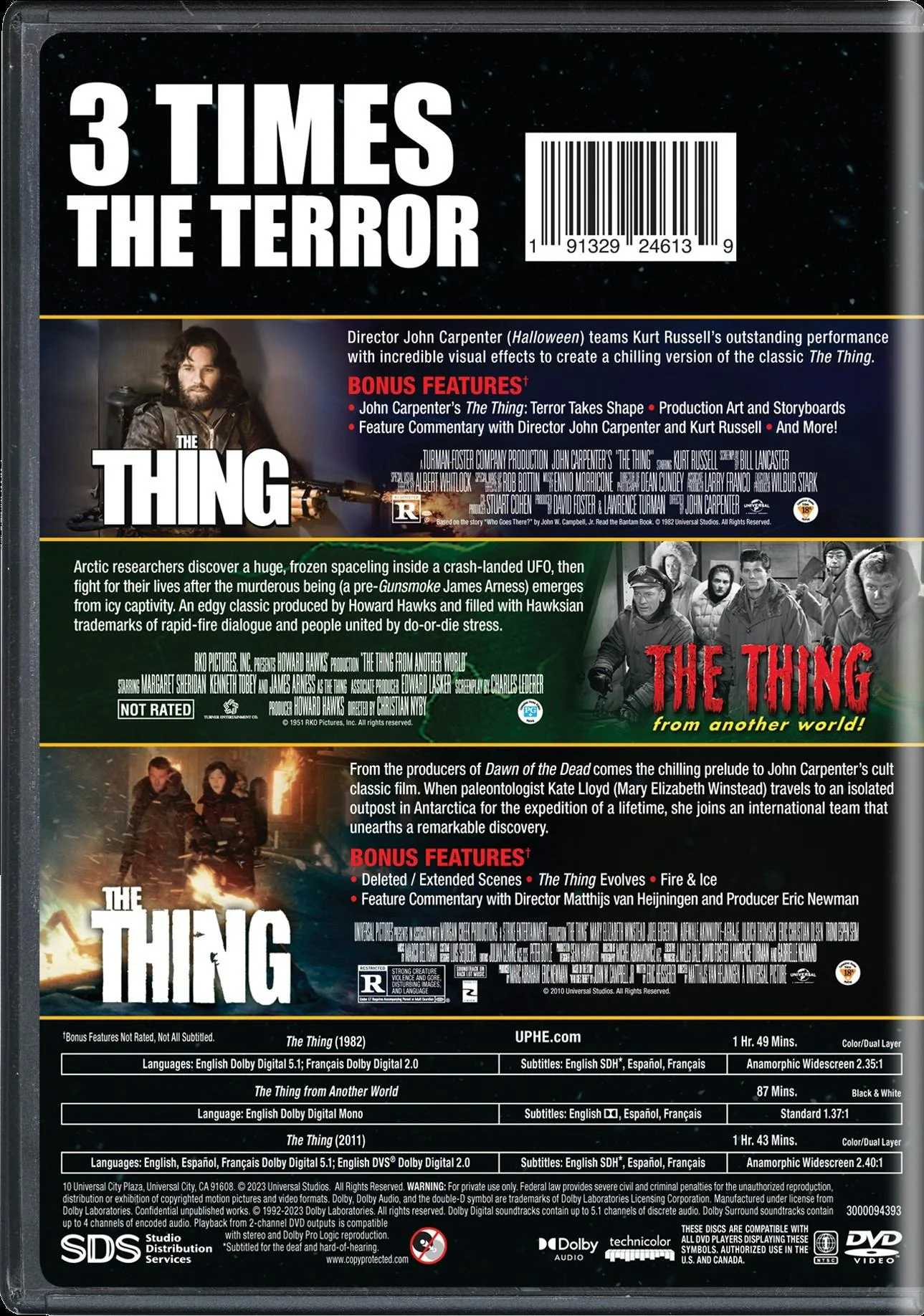The Thing: 3-movie Collection (Box Set) [DVD] - Image 3