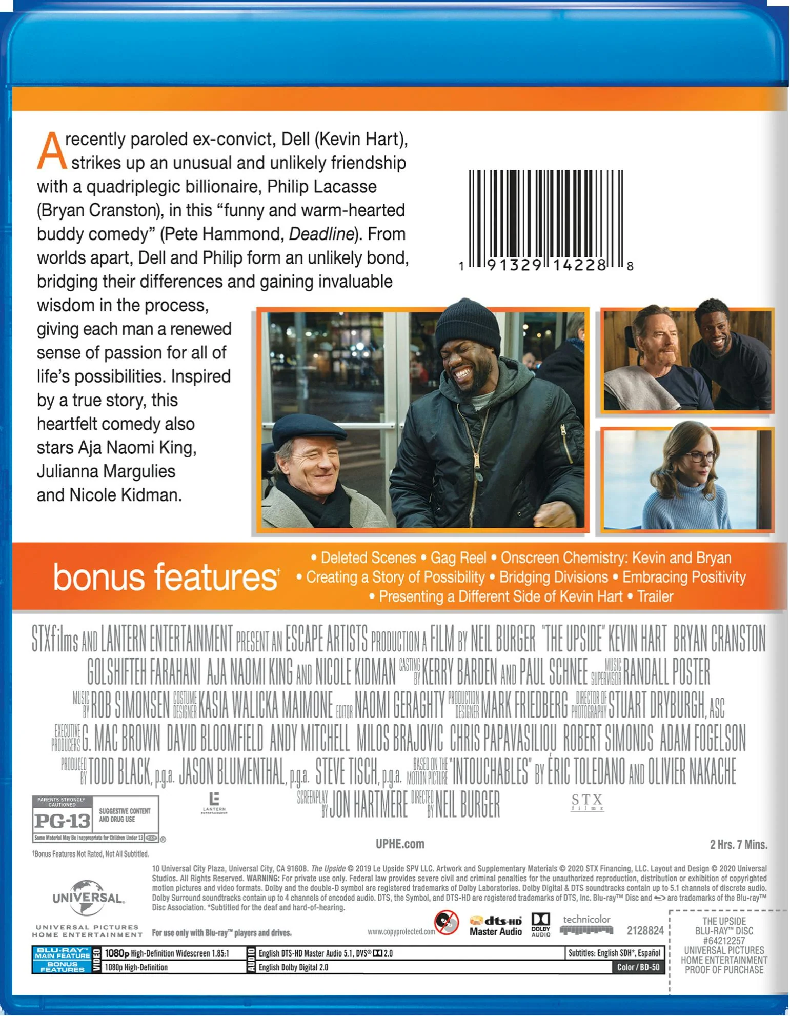 The Upside (Blu-ray New Box Art) [Blu-ray] - Image 2