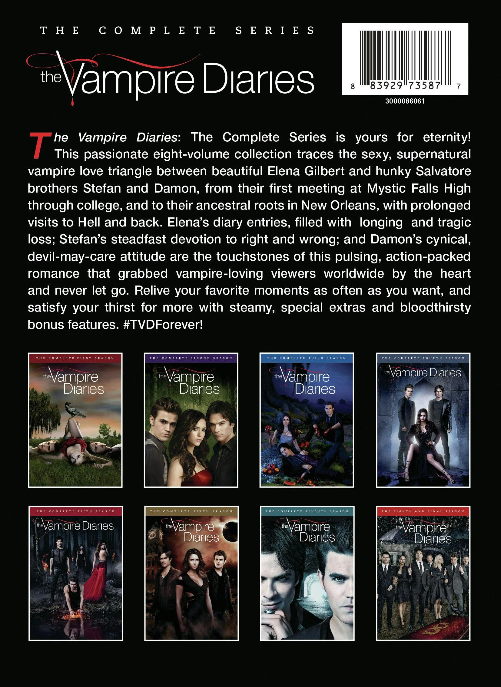 The Vampire Diaries: The Complete Series (Box Set) [DVD] - Image 2